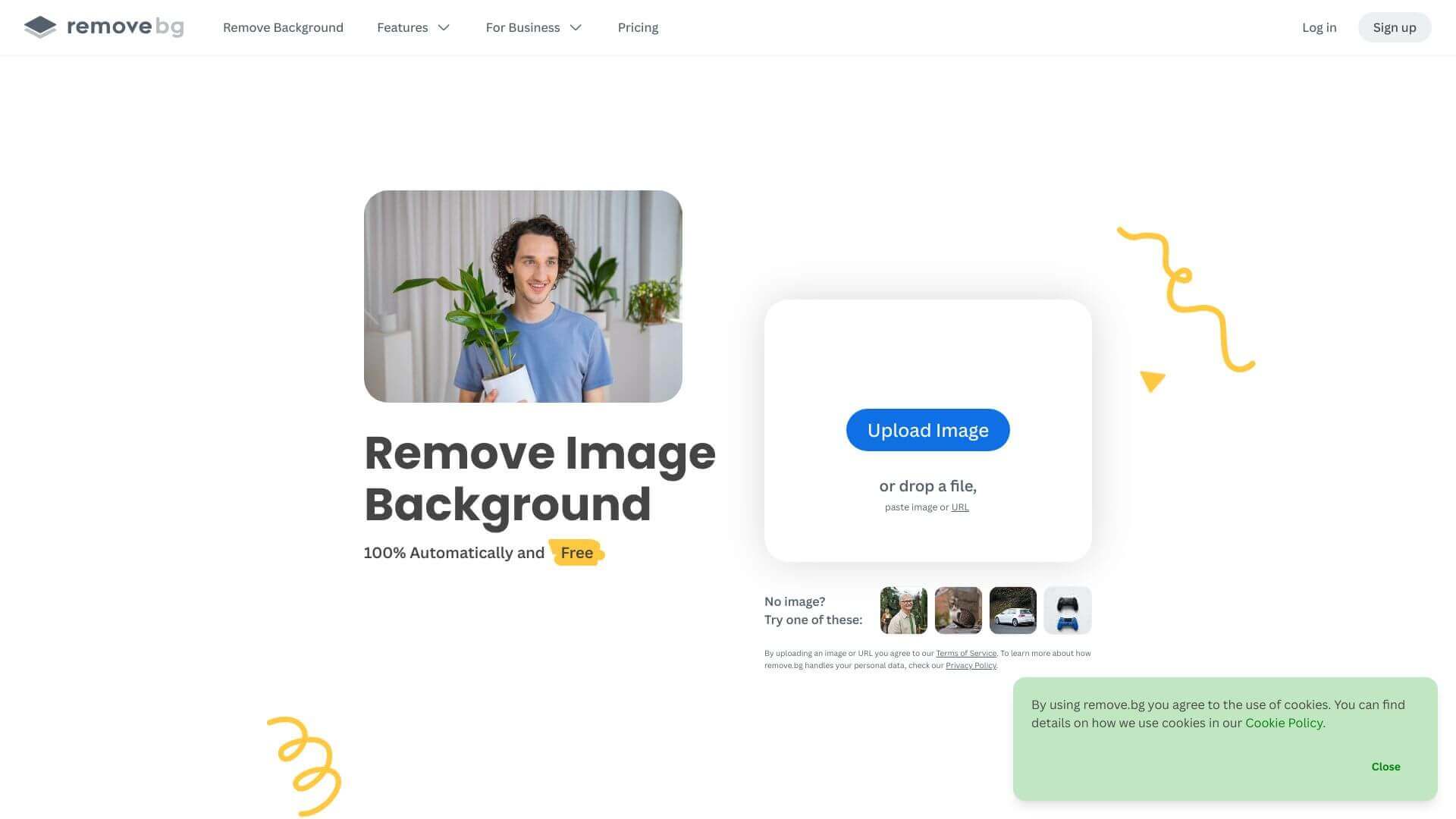 Remove BG screenshot