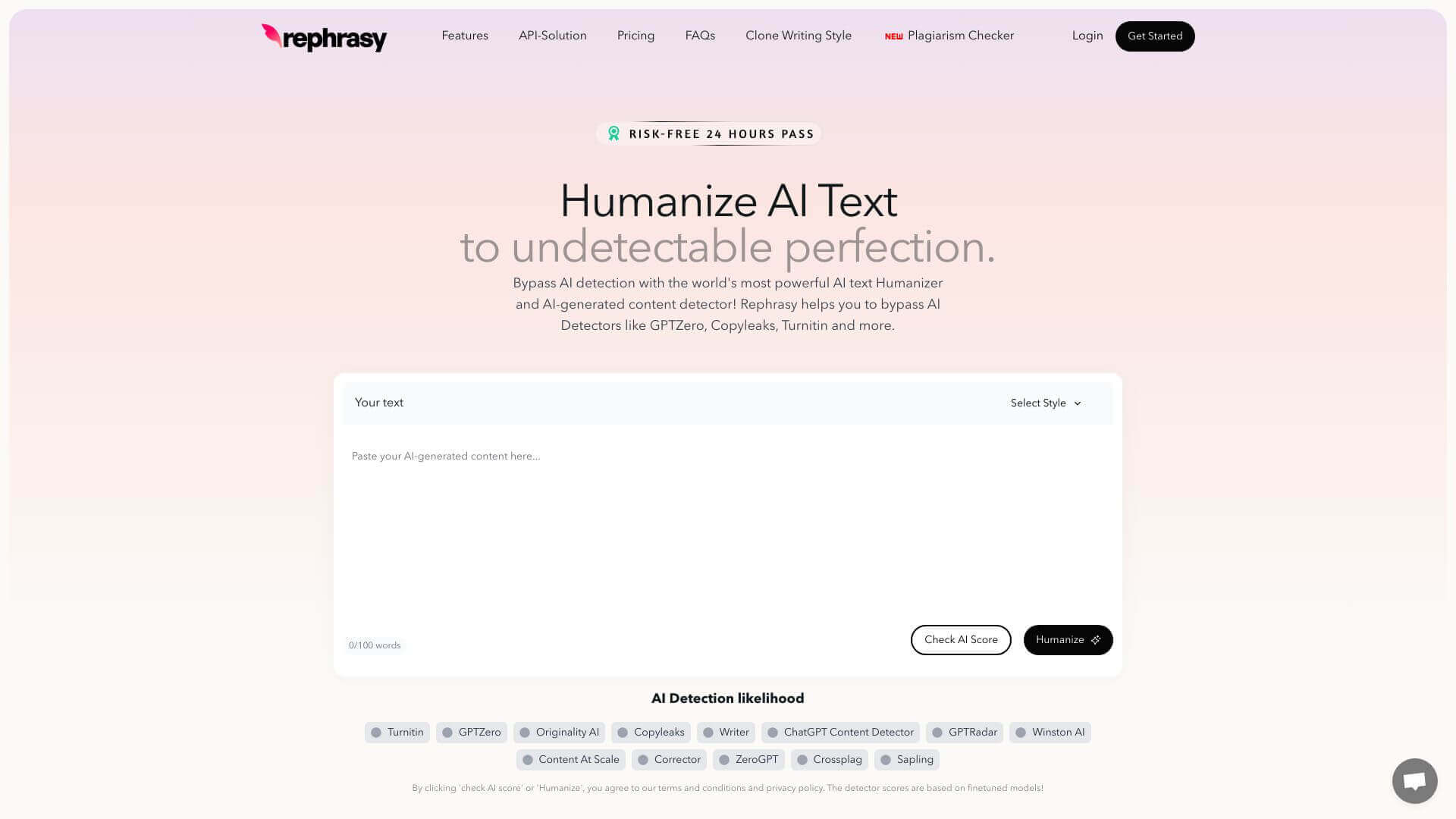 Rephrasy screenshot
