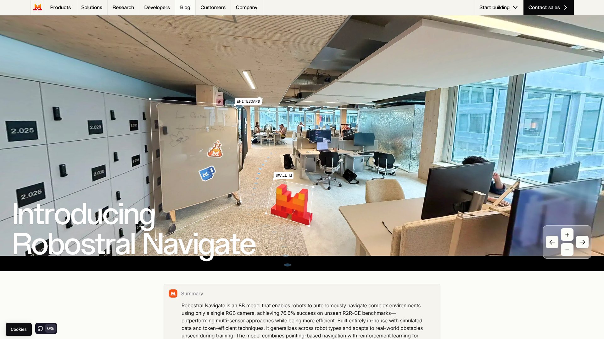 Robostral Navigate screenshot