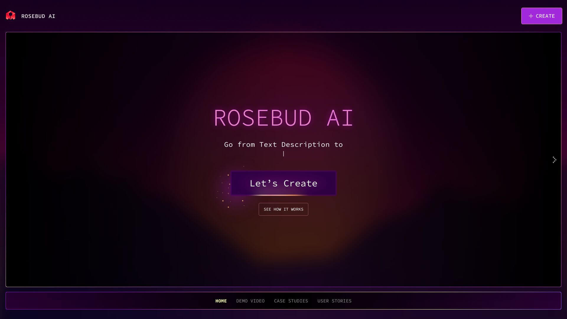 Rosebud AI screenshot