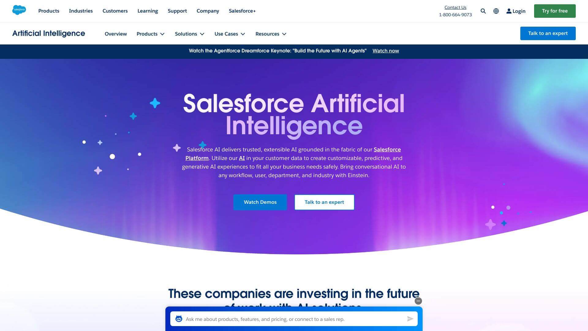 Salesforce Einstein screenshot