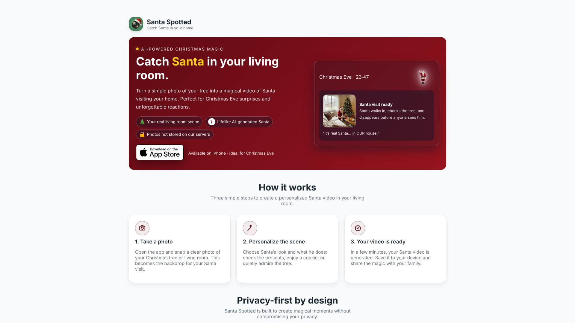 Santa Spotted screenshot