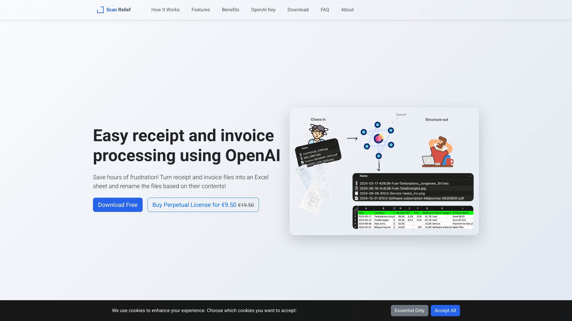 ScanRelief screenshot
