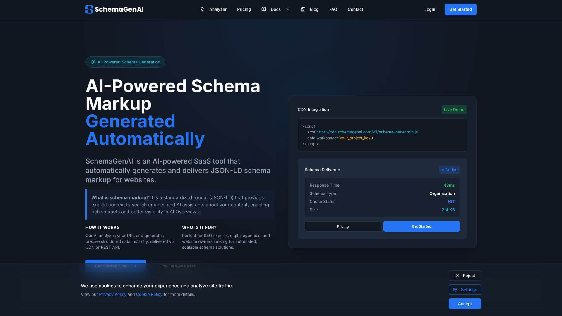 SchemaGenAI screenshot