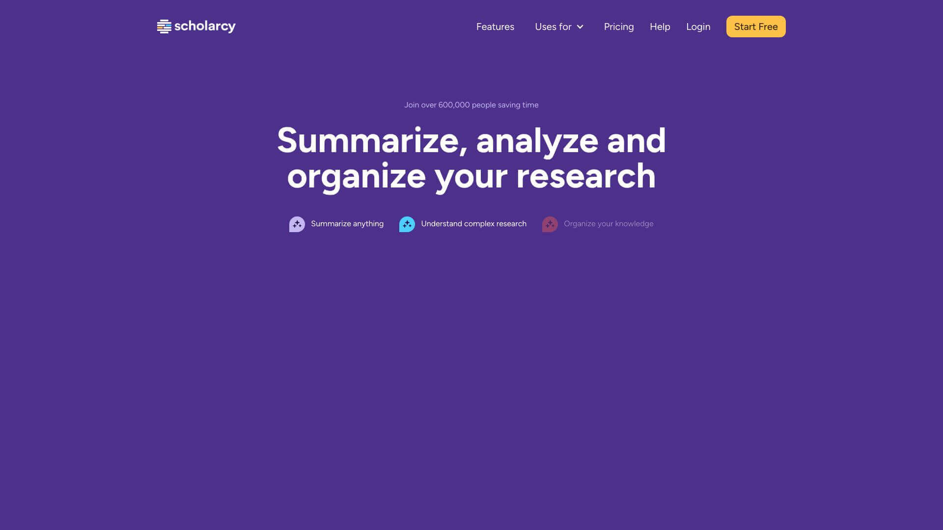 Scholarcy screenshot