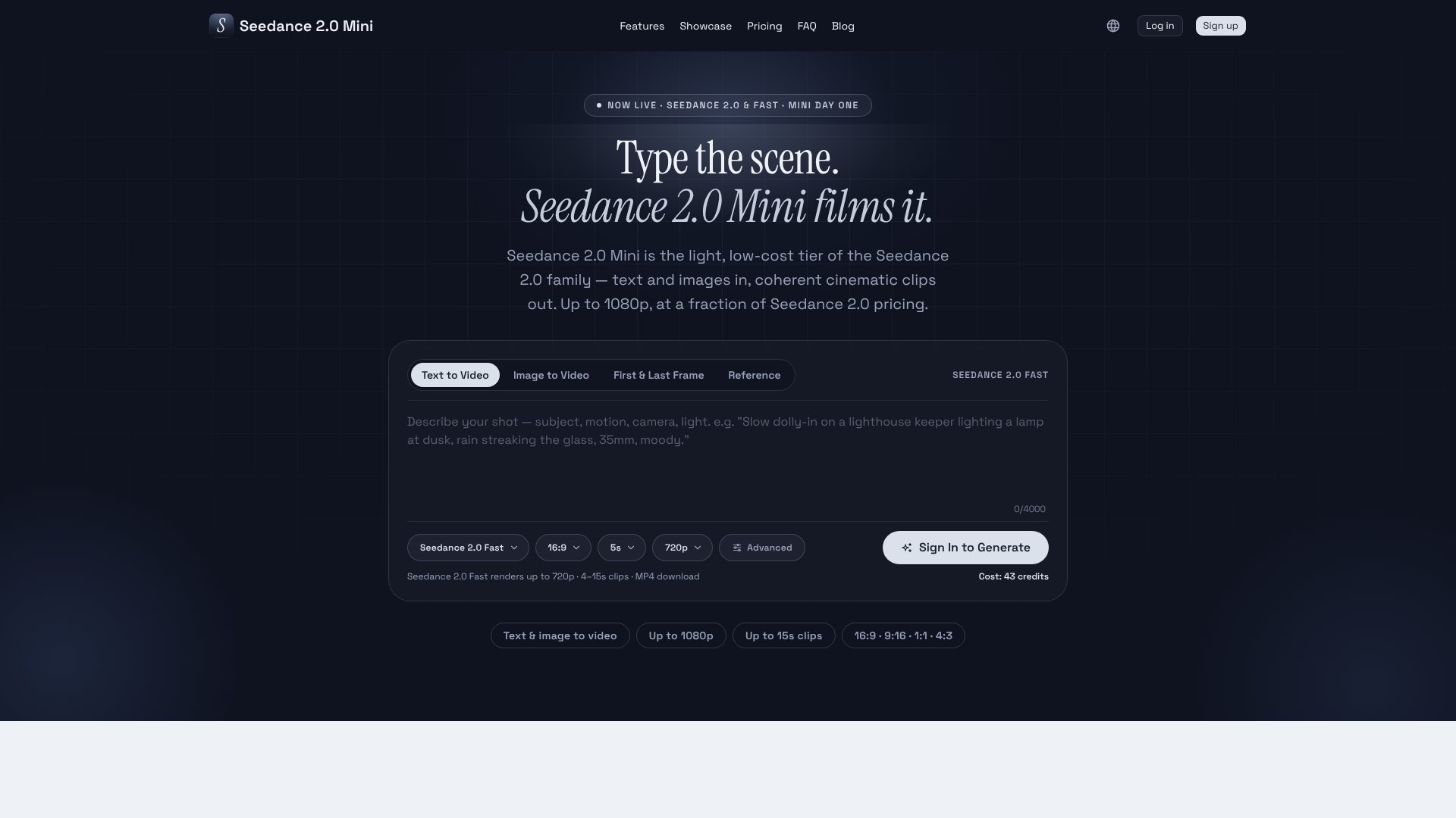 seedance 2.0 mini screenshot