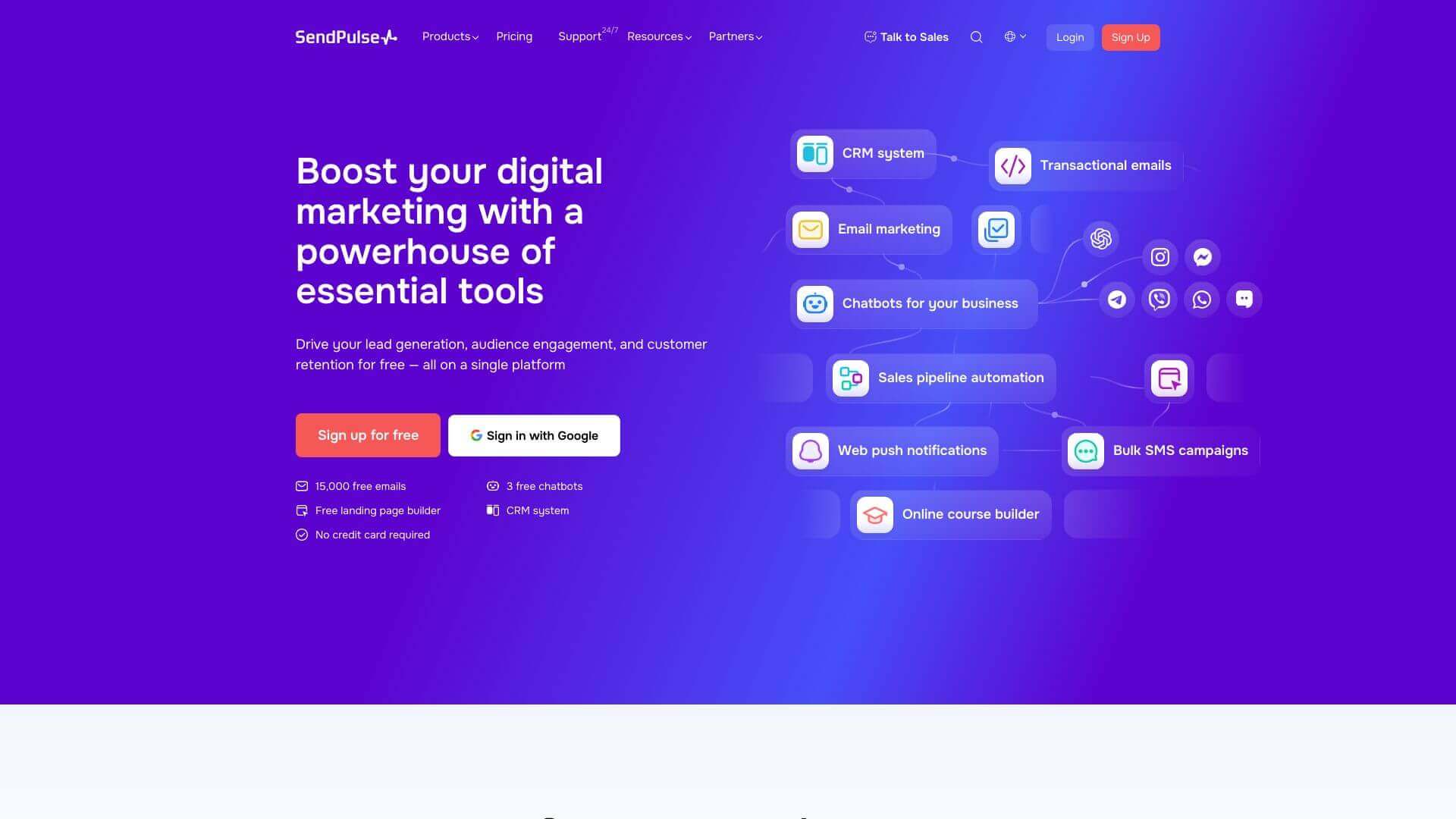 SendPulse screenshot