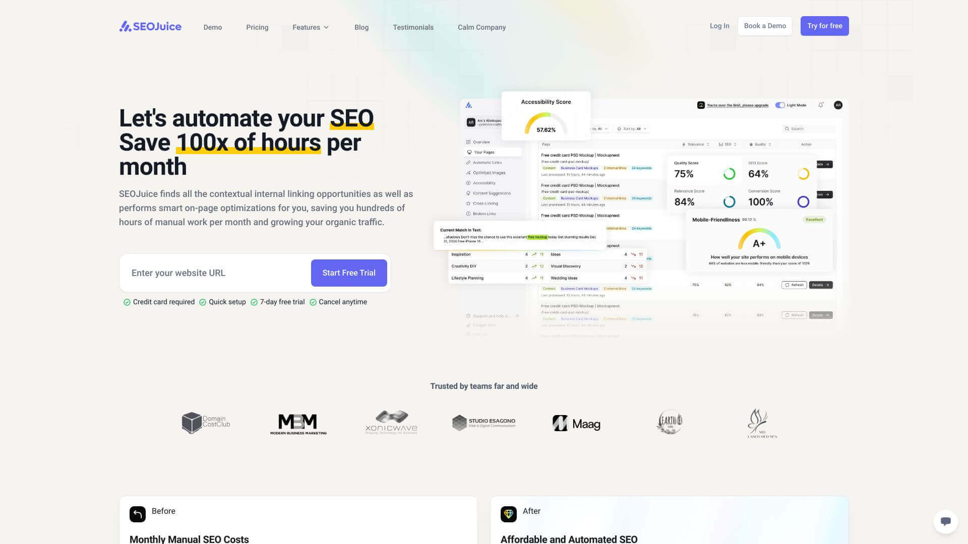 SEOJuice screenshot