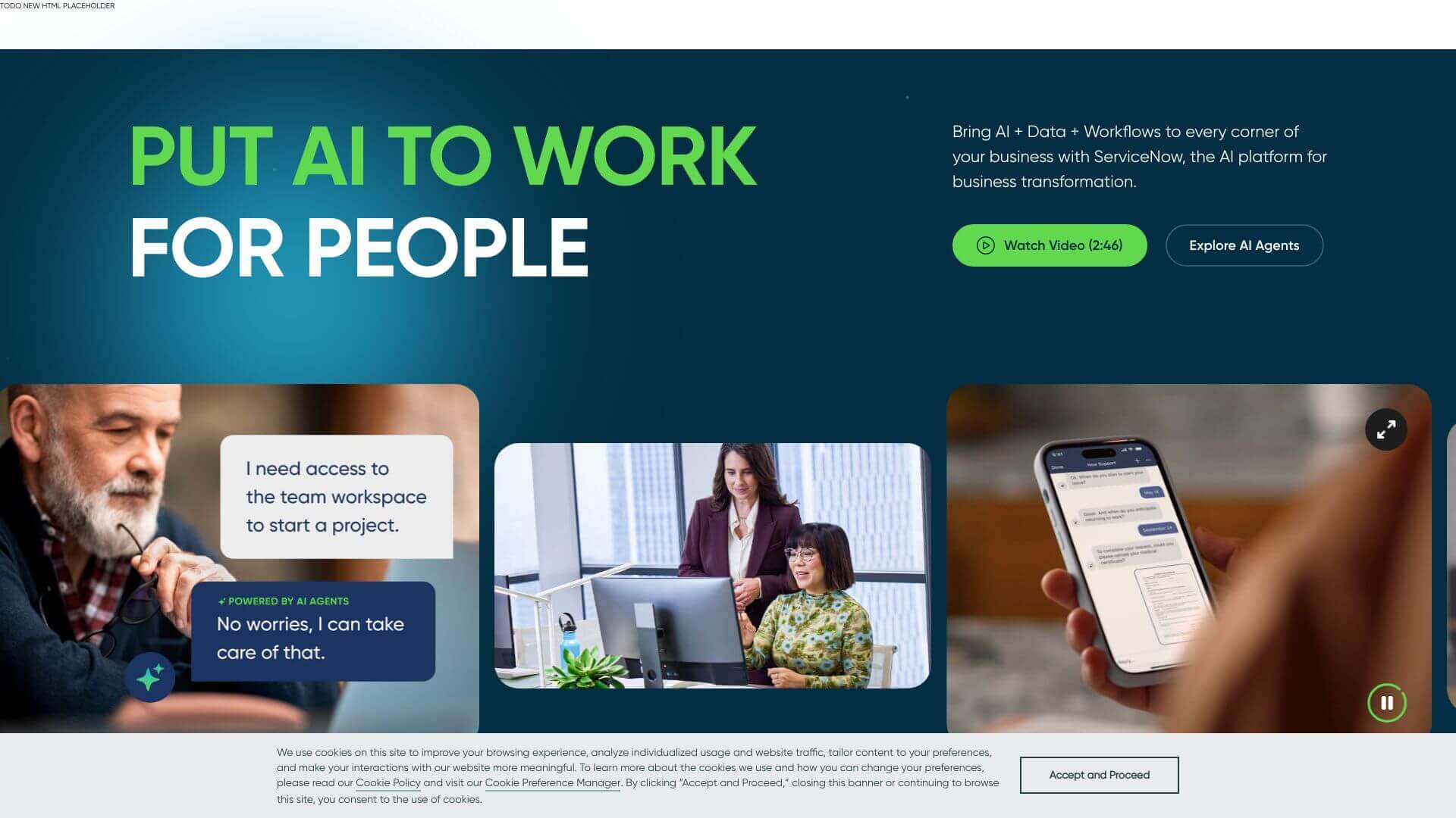 ServiceNow AI Ops screenshot