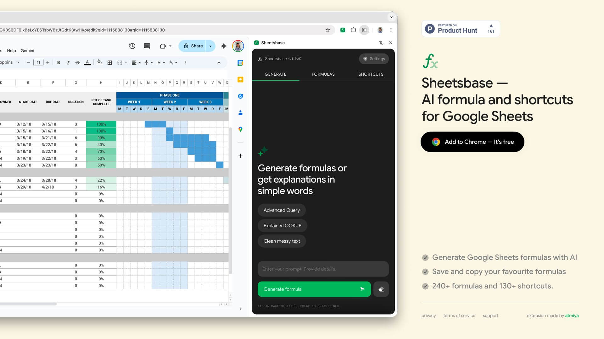 Sheetsbase screenshot
