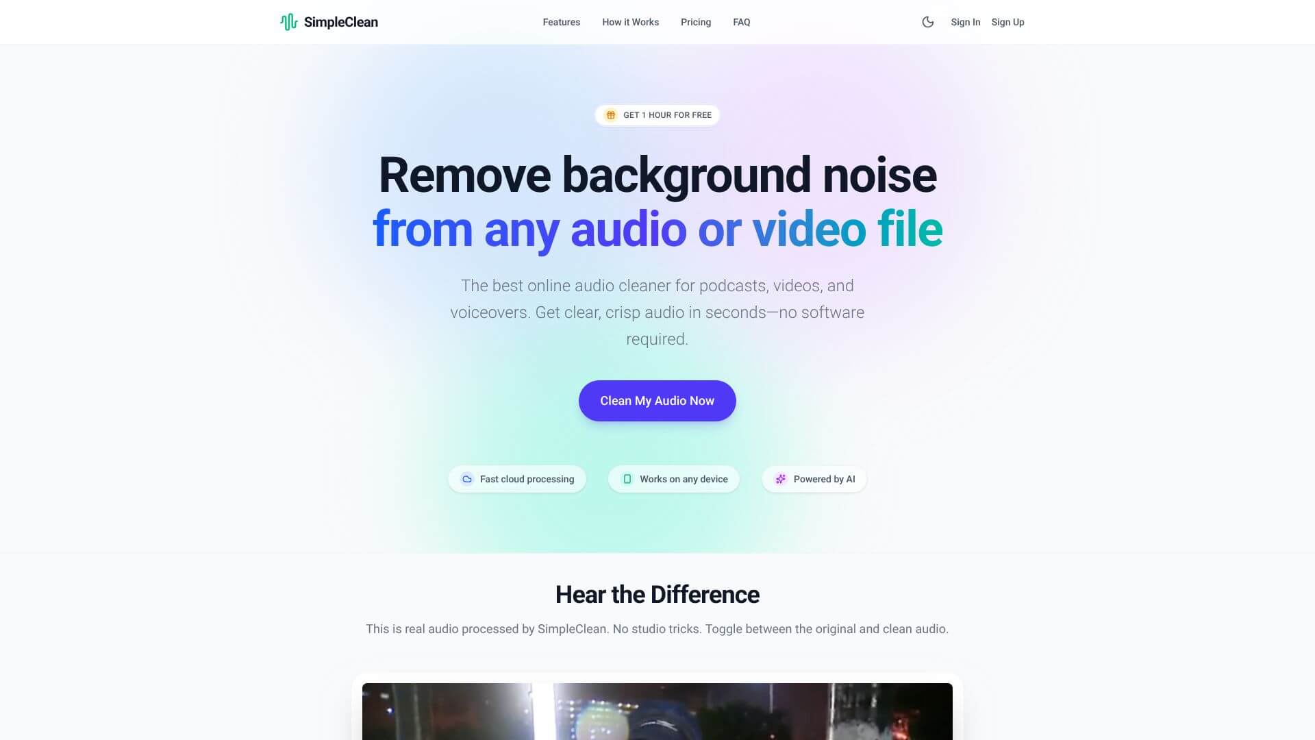 SimpleClean screenshot