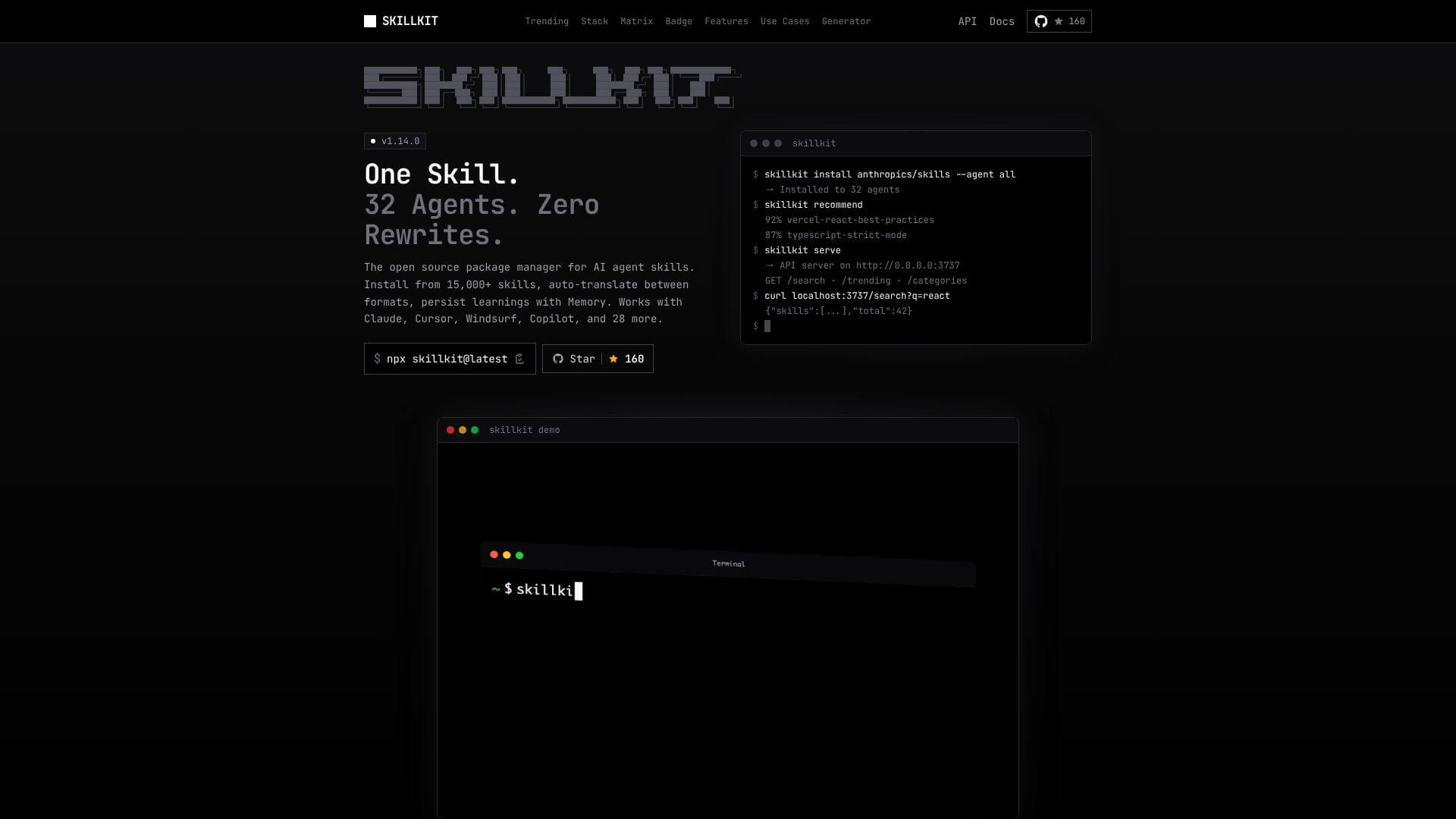 Skillkit screenshot