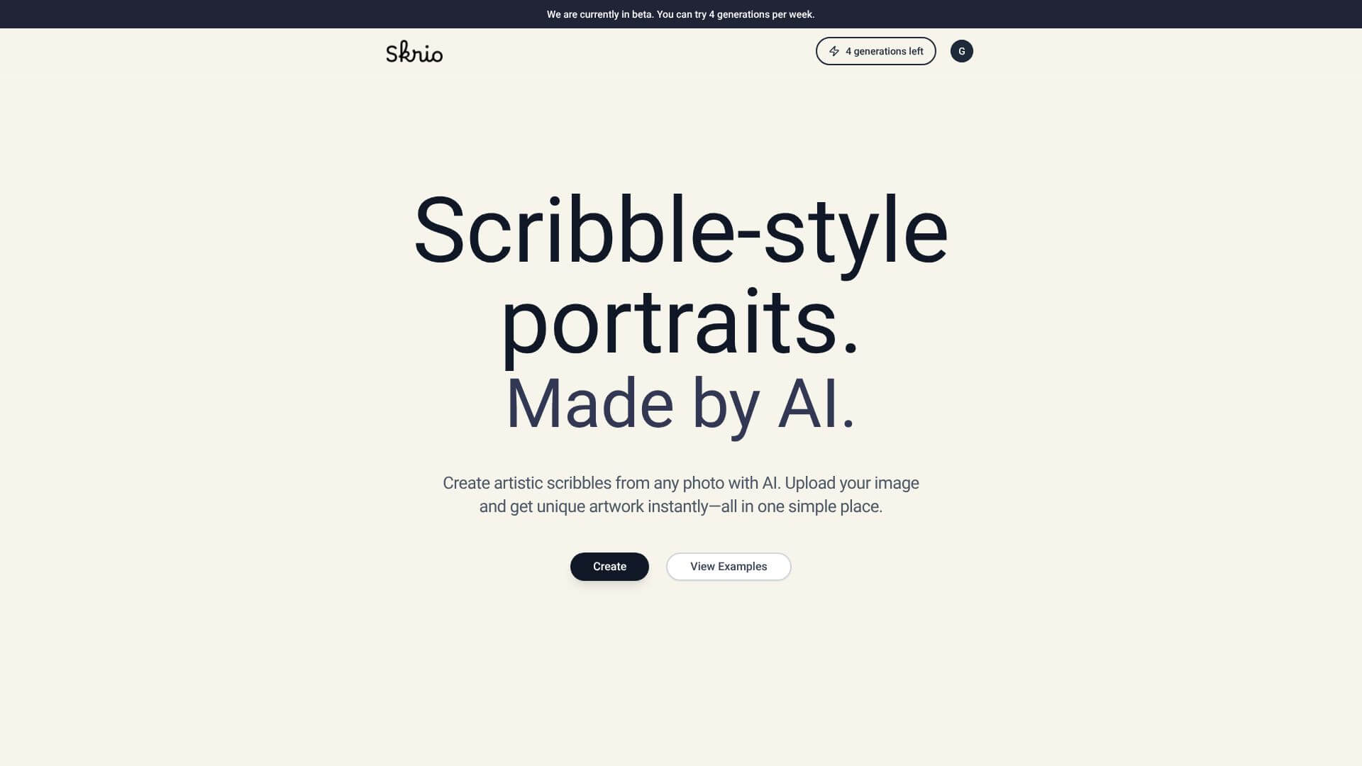 Skrio screenshot