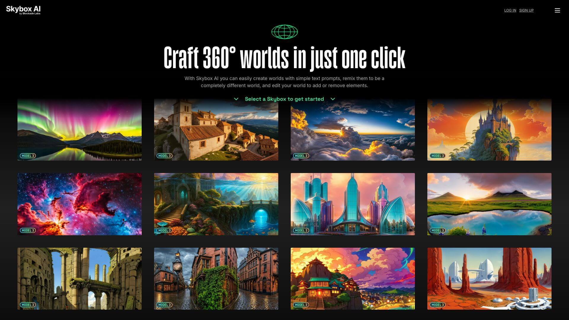Skybox AI screenshot