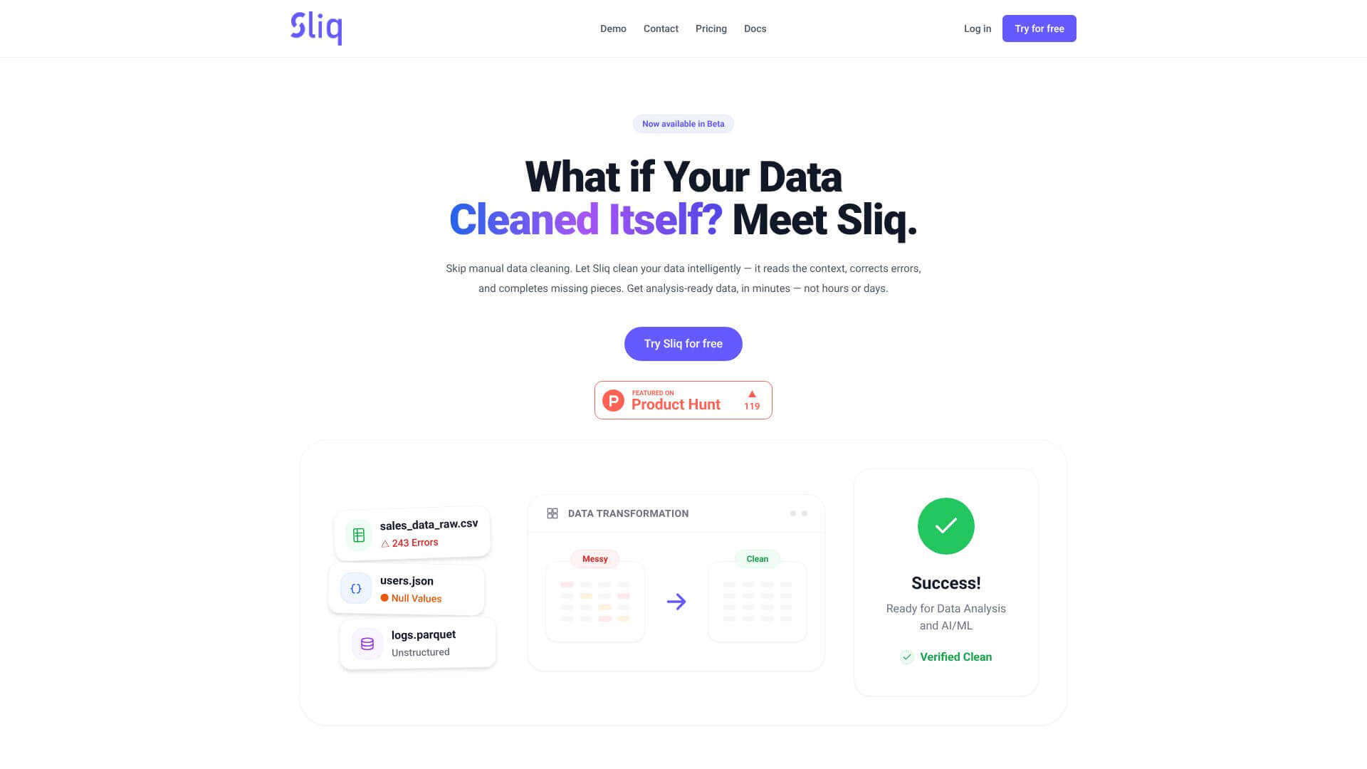 Sliq screenshot