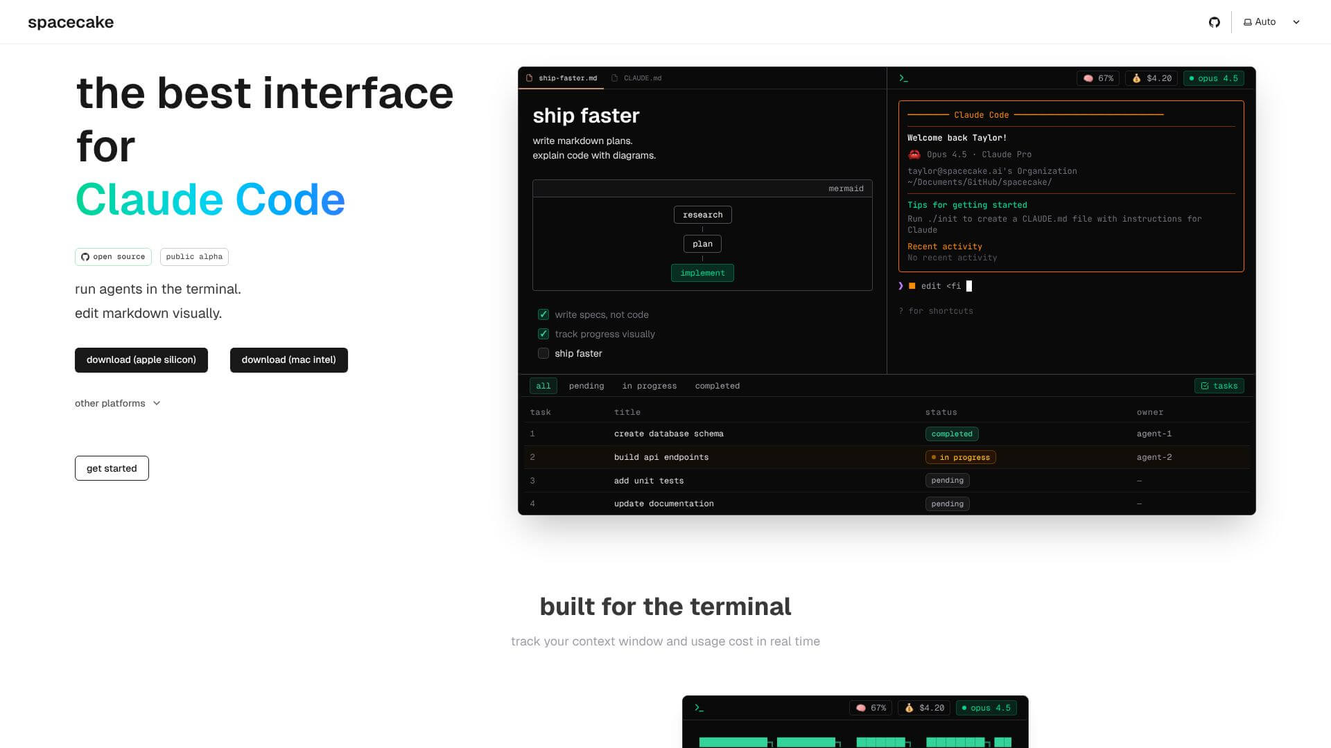 spacecake screenshot