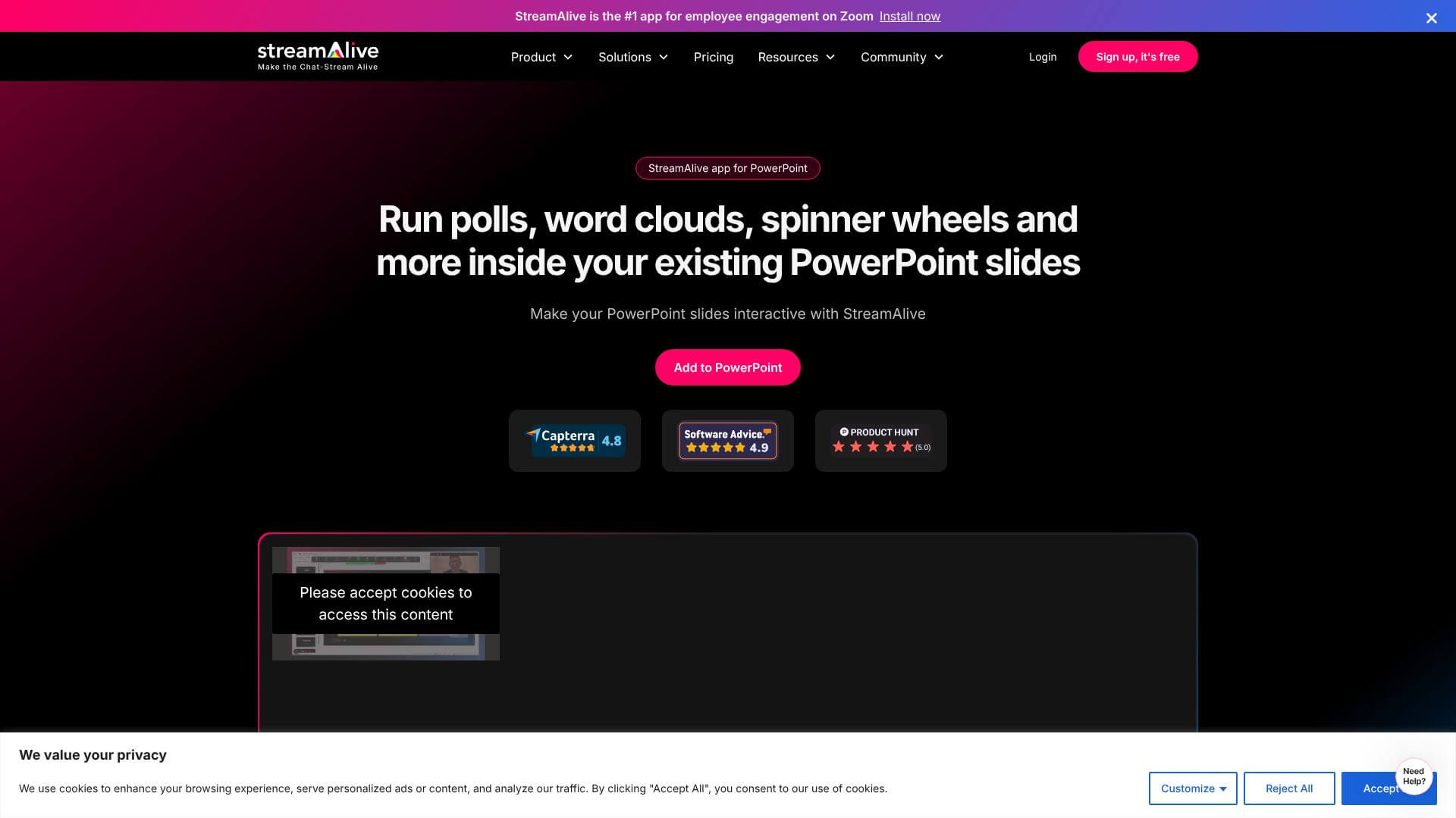 StreamAlive screenshot