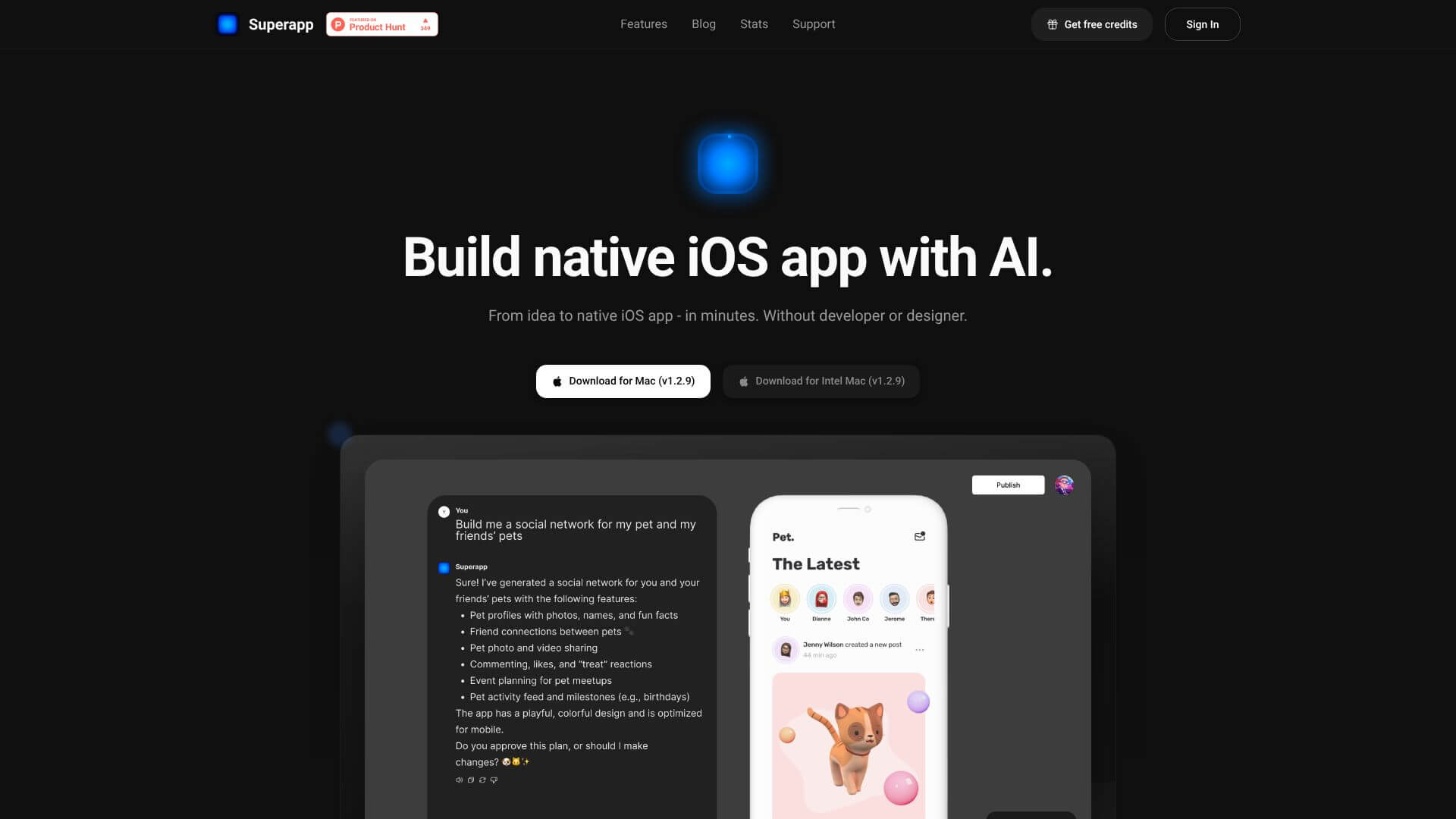 Superapp screenshot