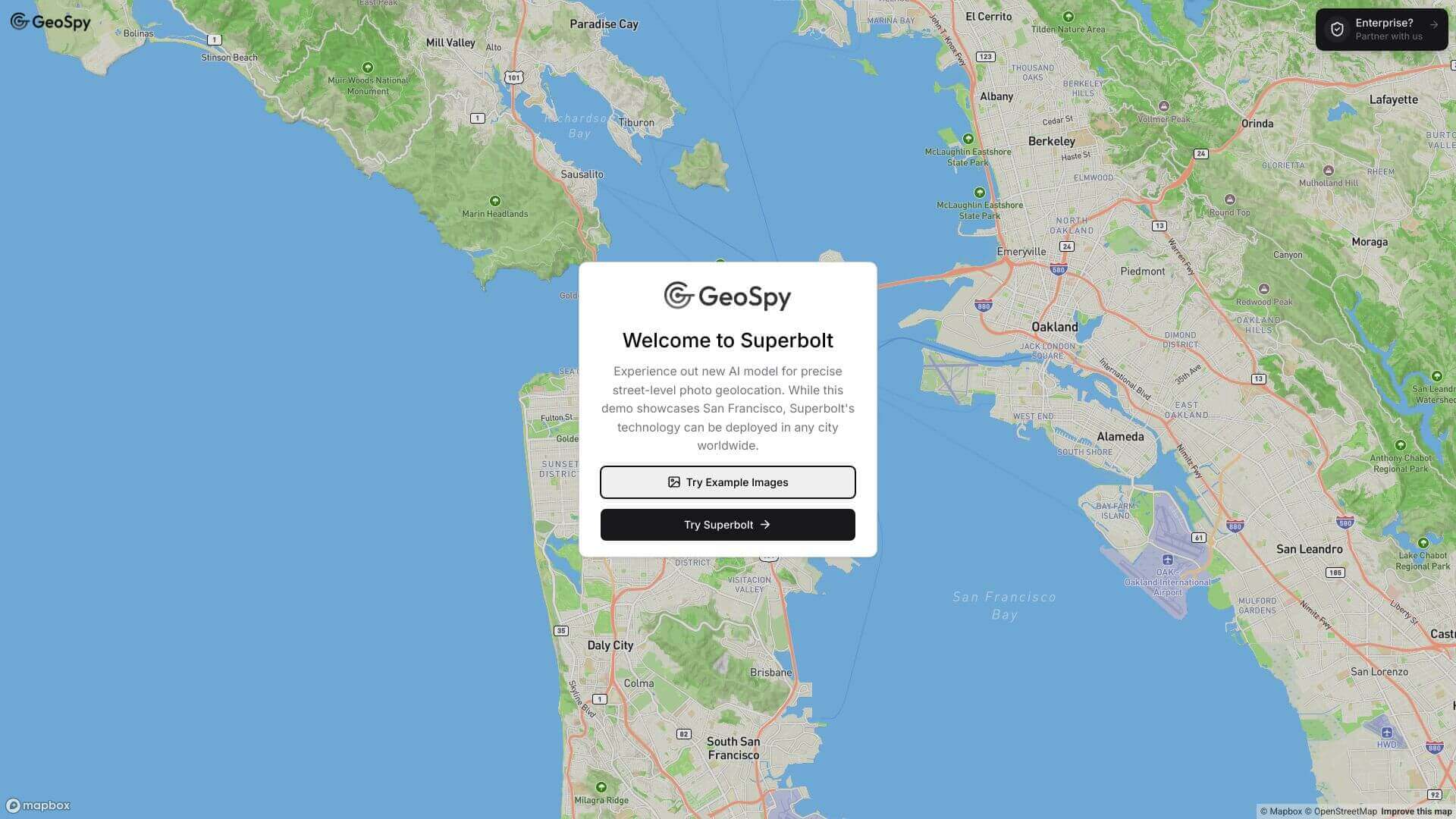 Superbolt GeoSpy screenshot
