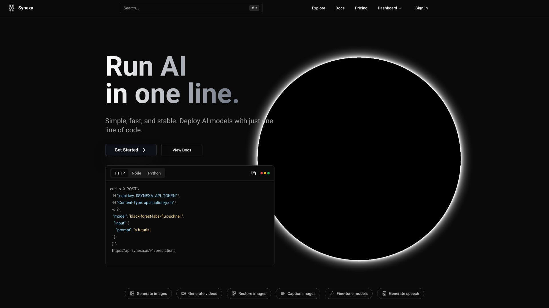 Synexa screenshot