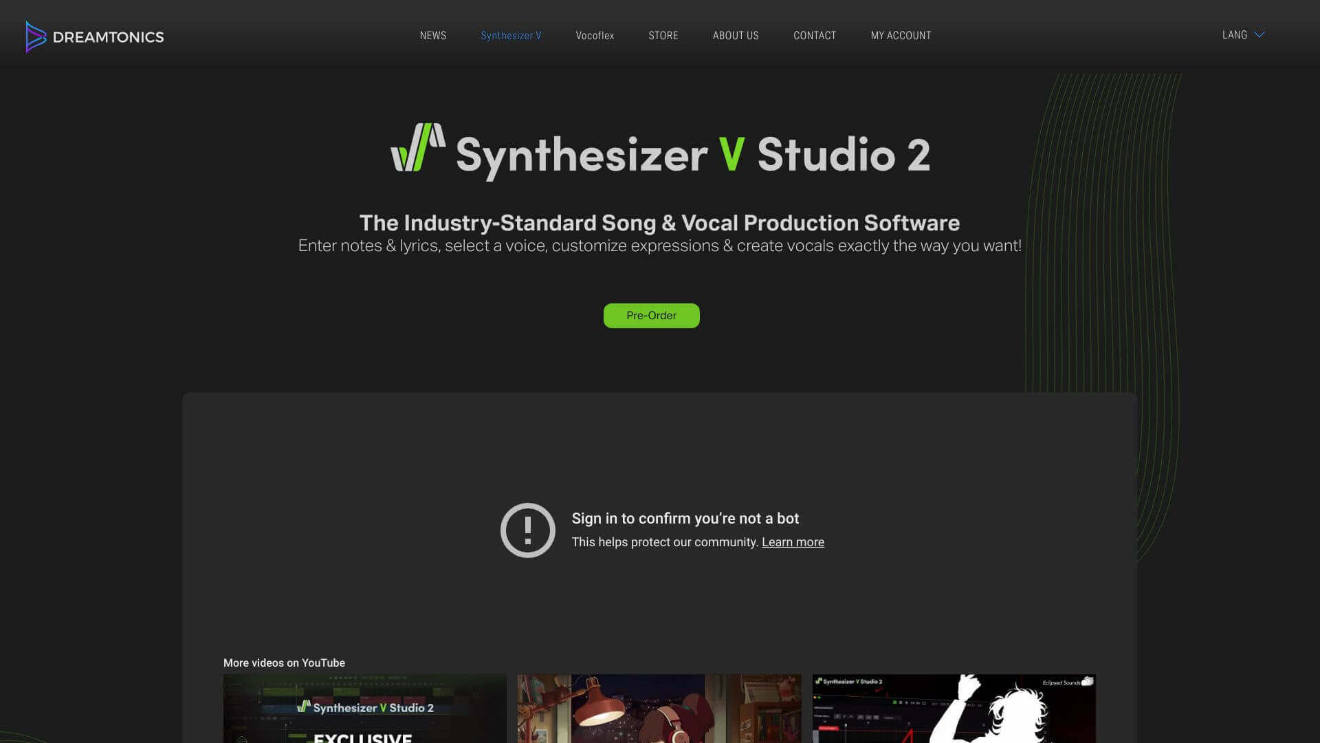 Synthesizer V screenshot