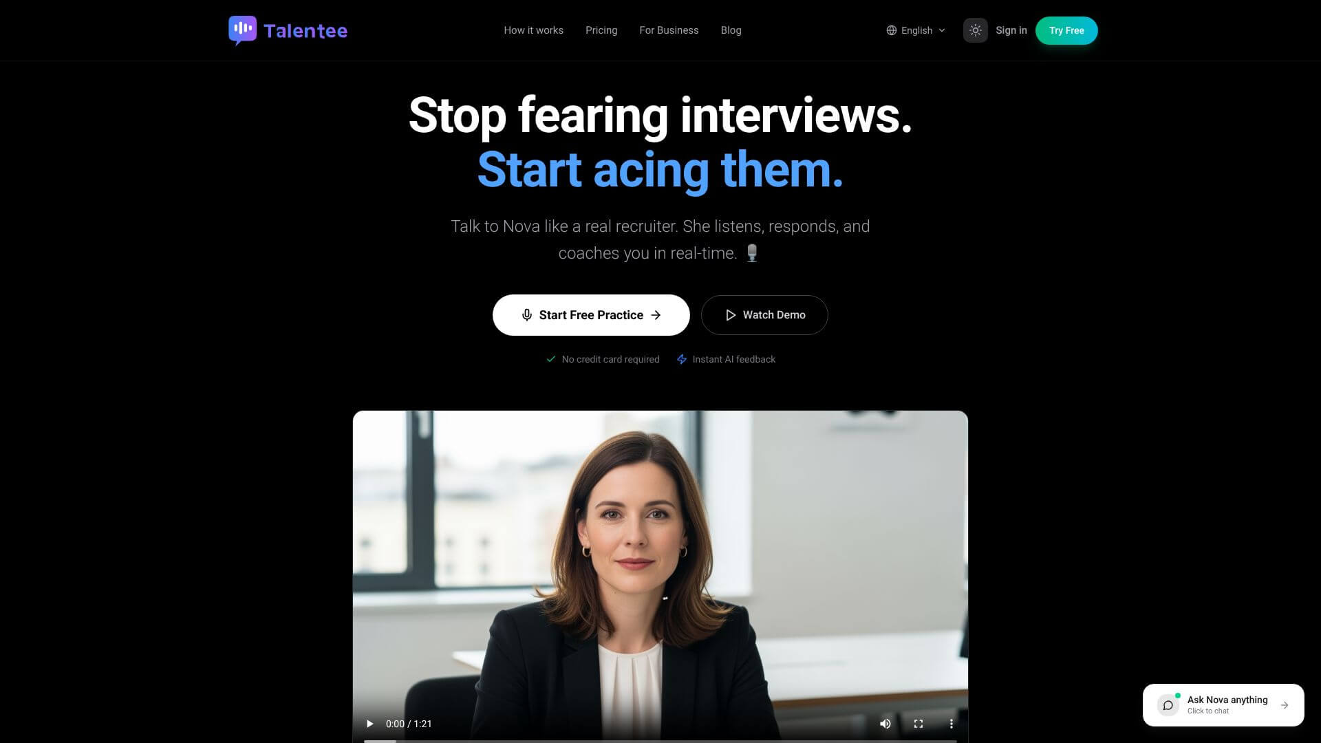 Talentee screenshot