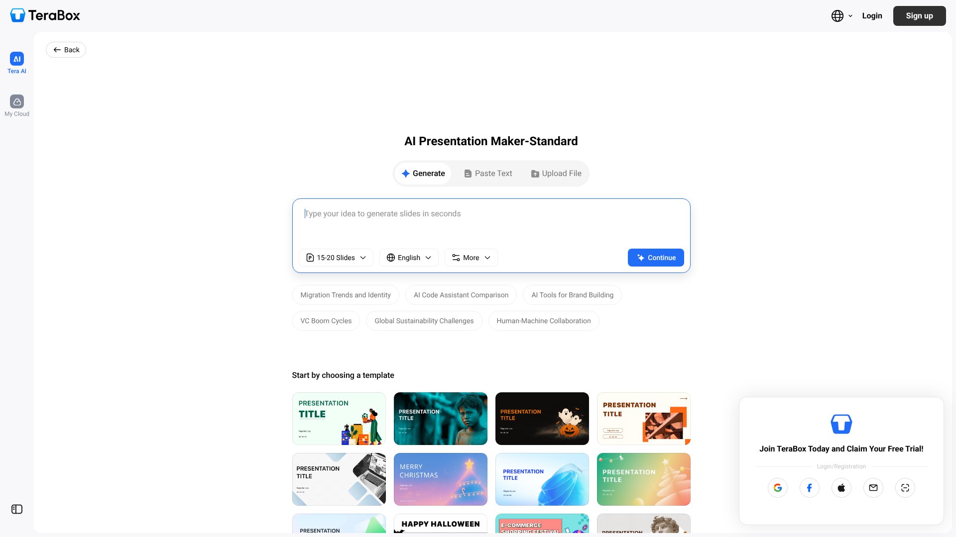 TeraBox AI screenshot