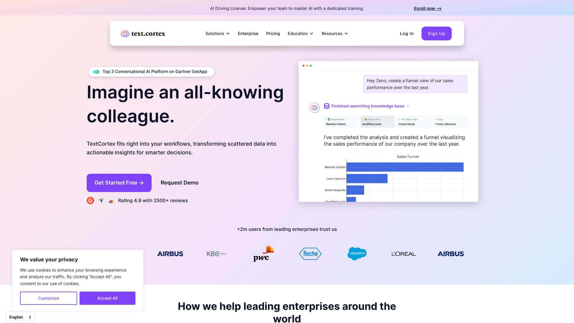 Textcortex screenshot