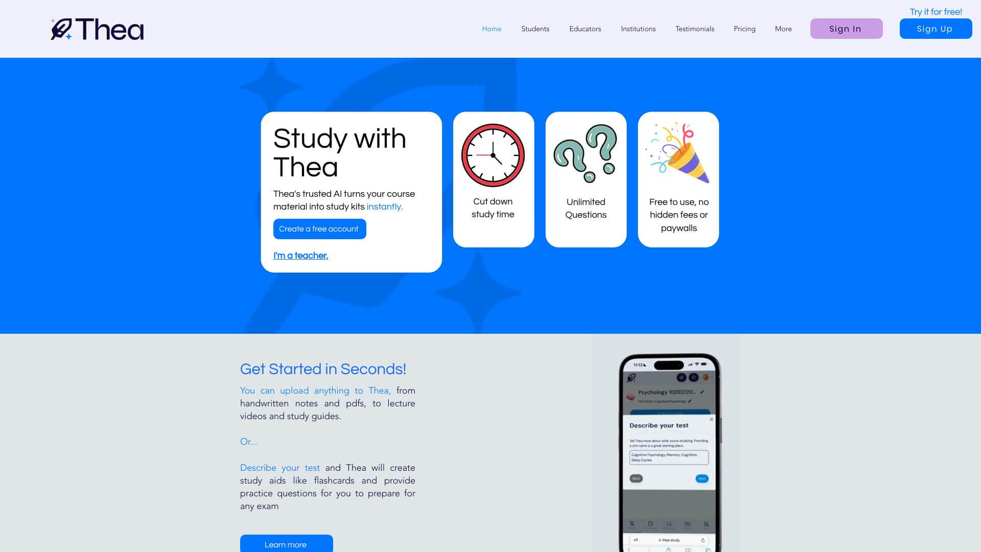 Thea screenshot