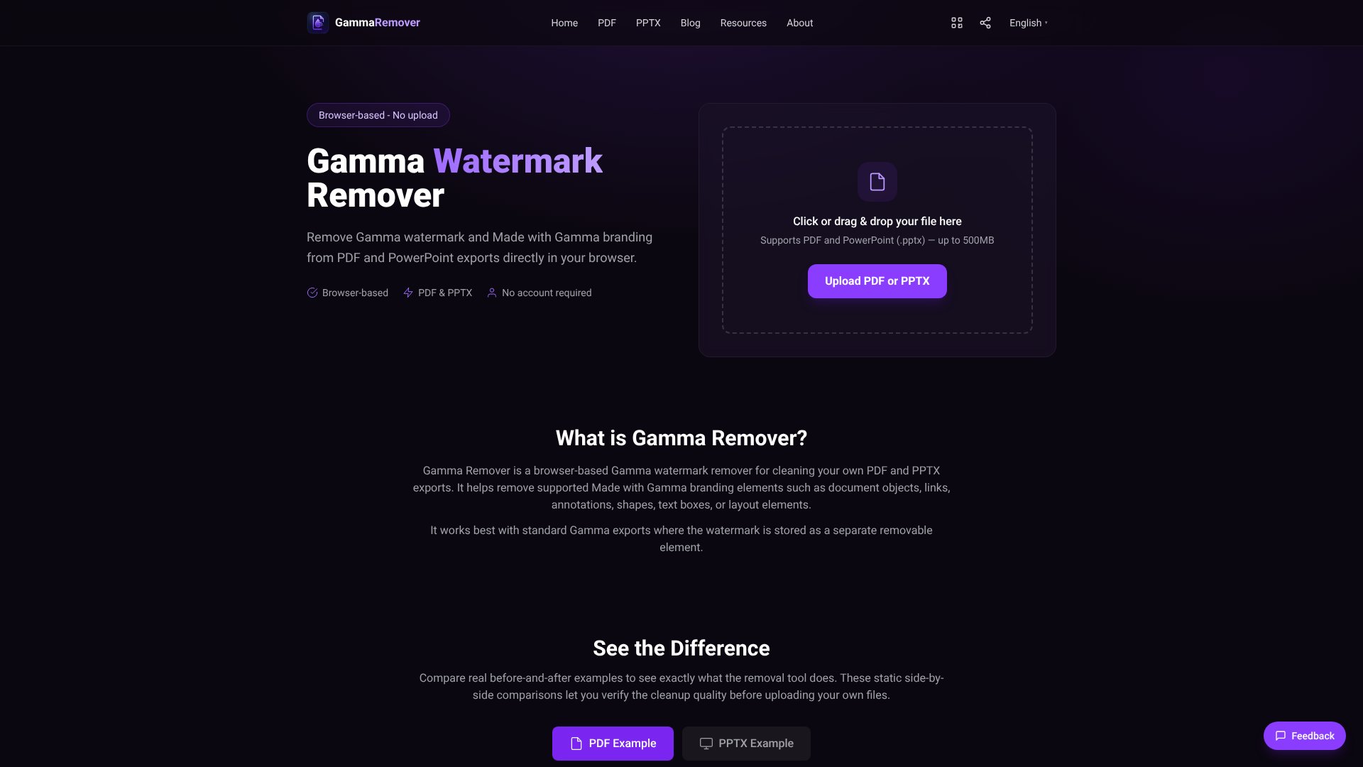 Tool Name GammaRemover screenshot
