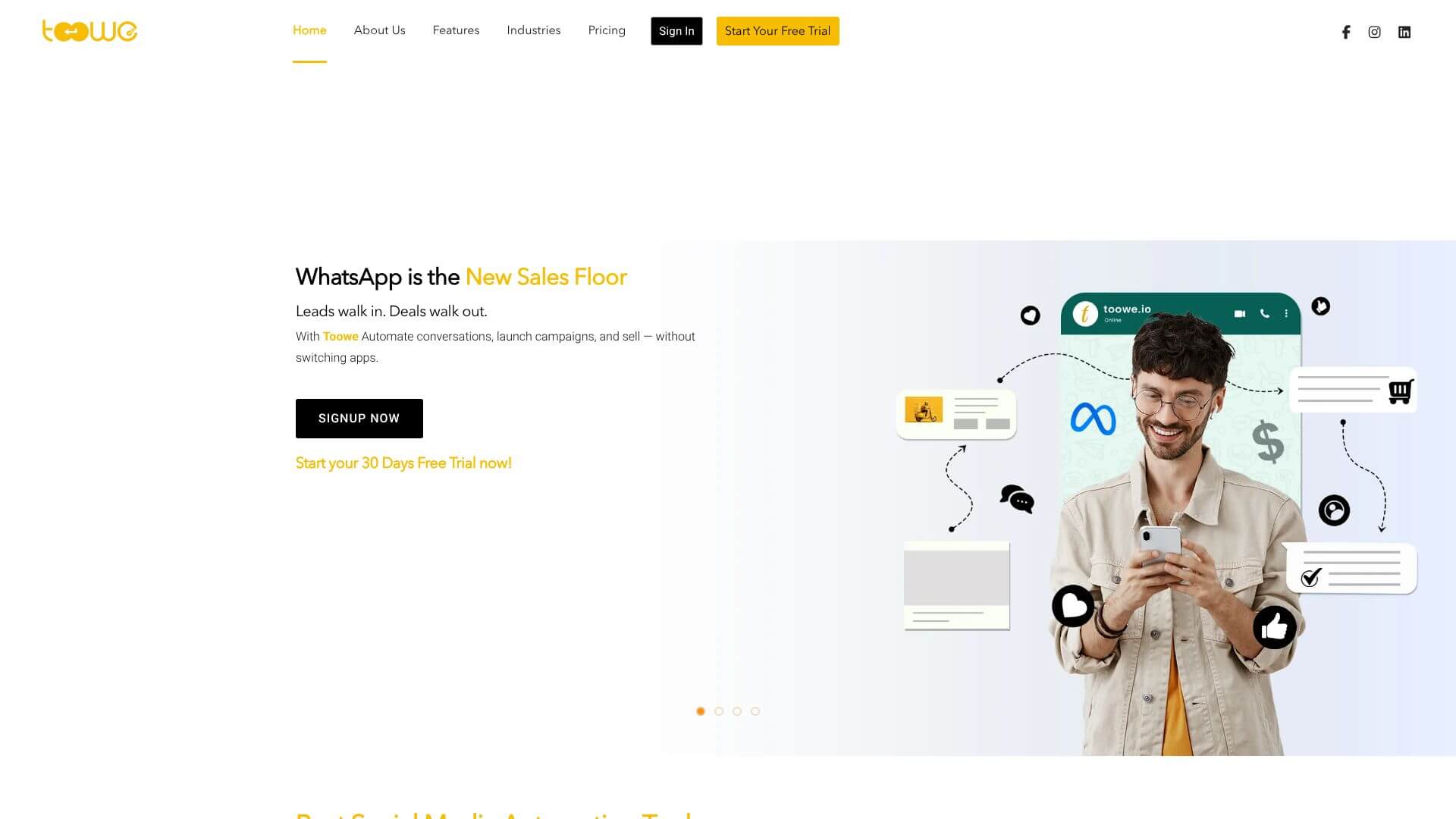 Toowe AI screenshot