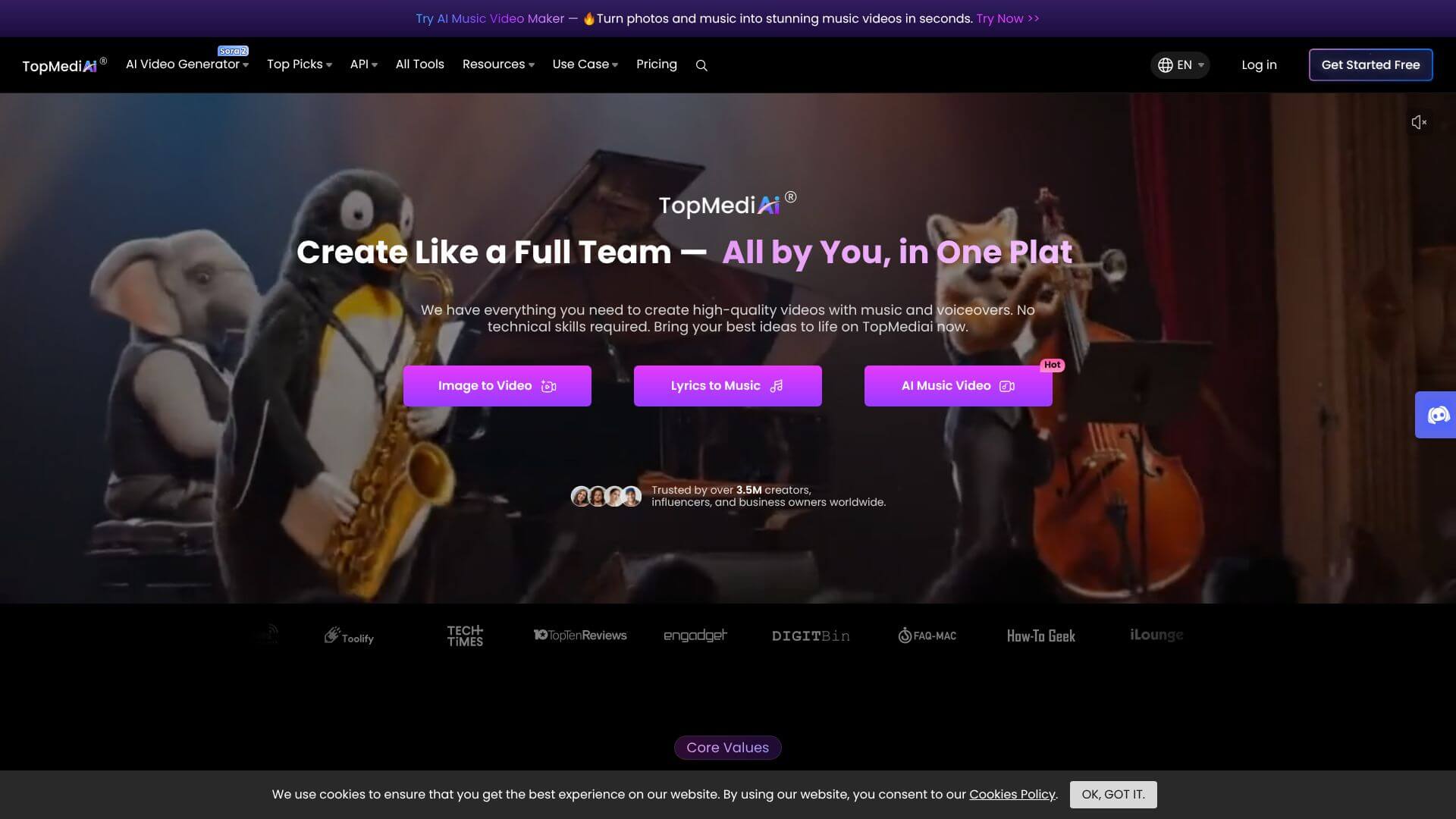 TopMediai screenshot