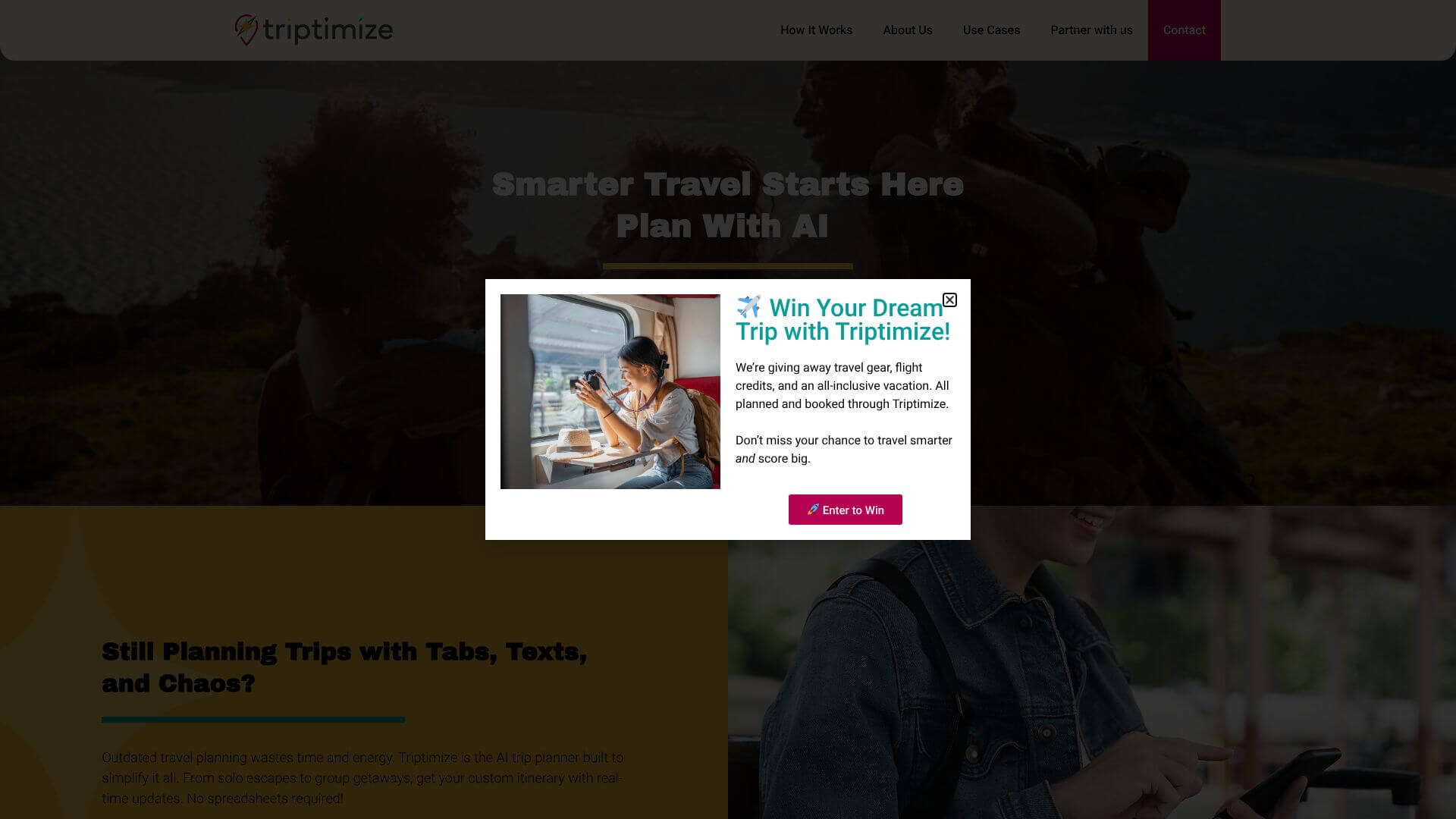 Triptimize screenshot