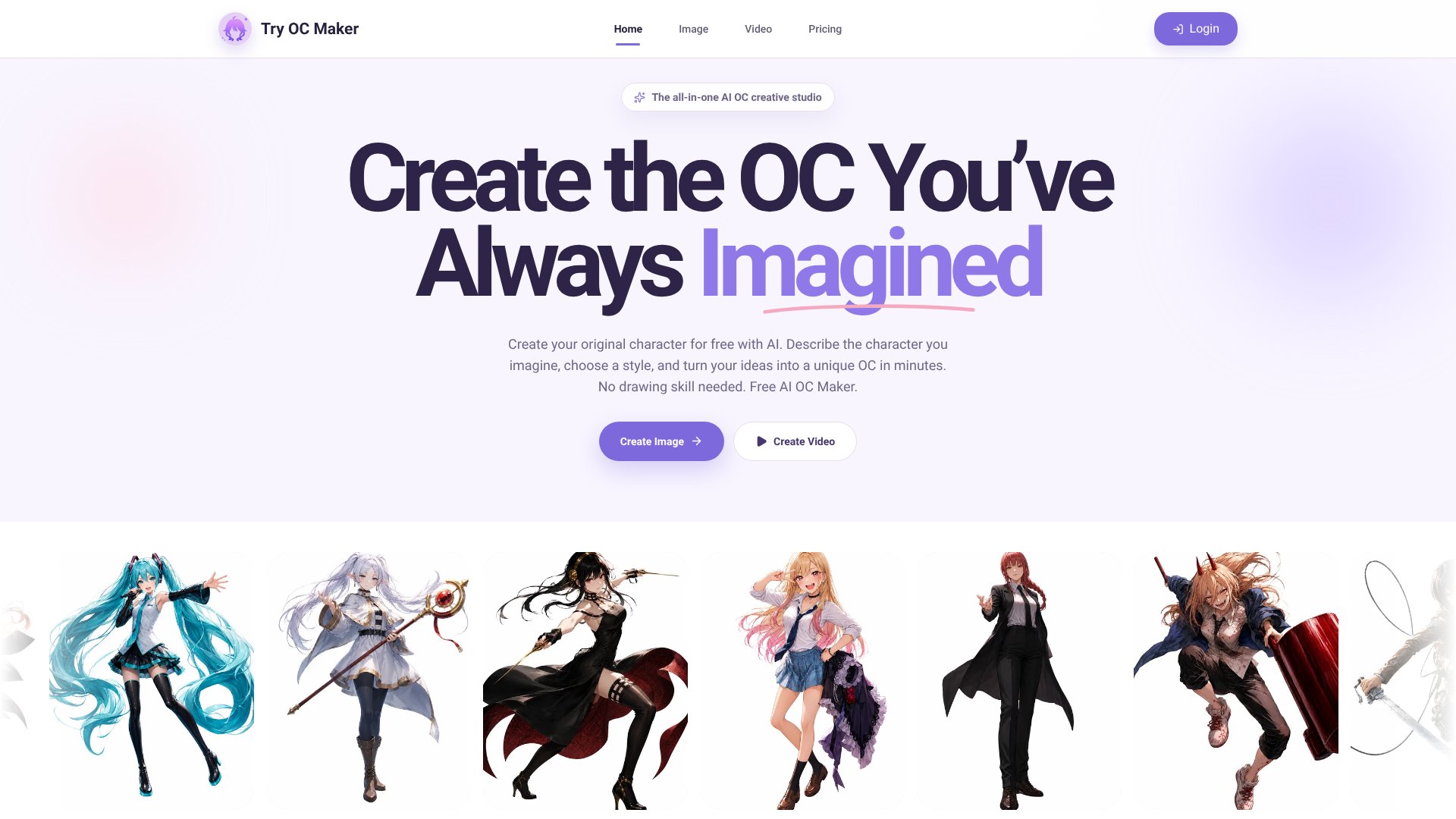 Try OC Maker screenshot