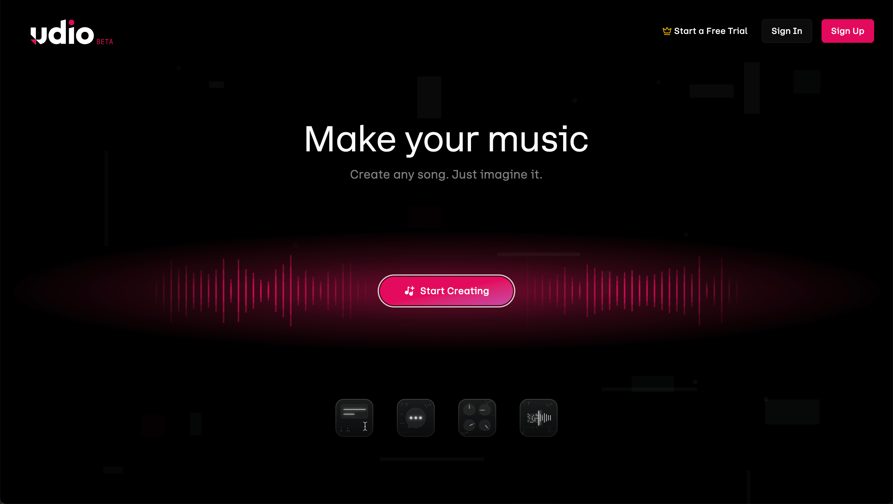 Udio screenshot