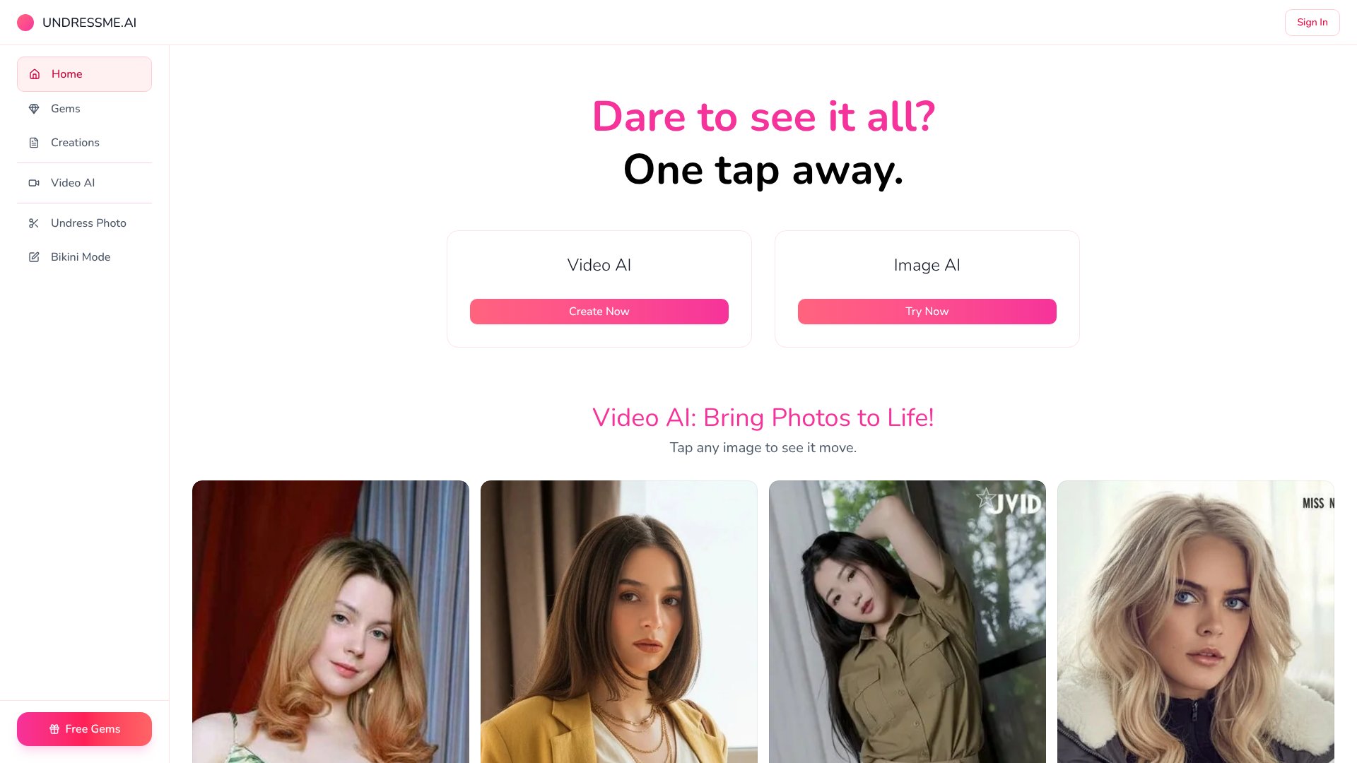 UndressMe AI screenshot
