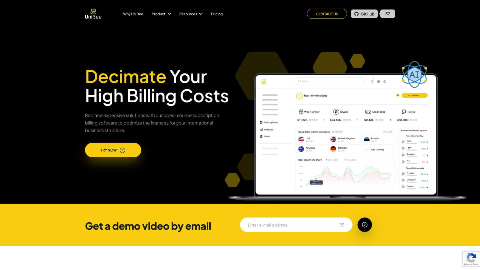 UniBee screenshot