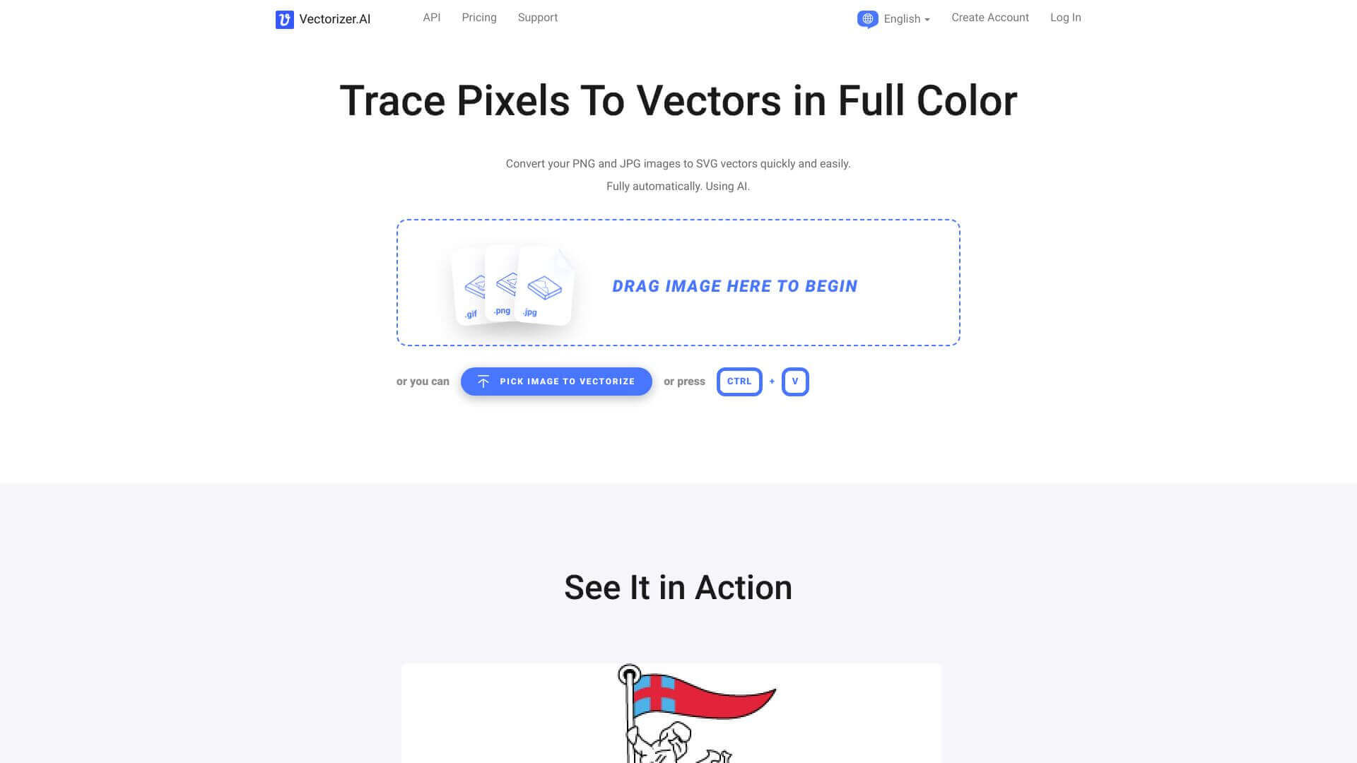 Vectorizer AI screenshot