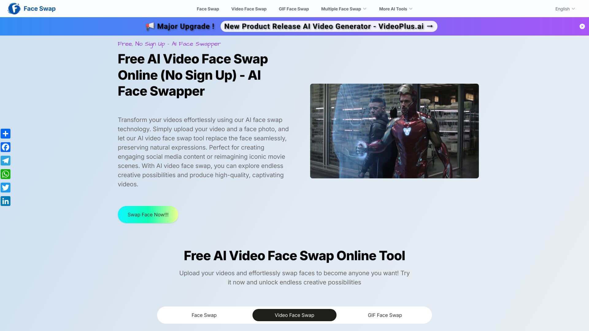 Video Face Swap screenshot
