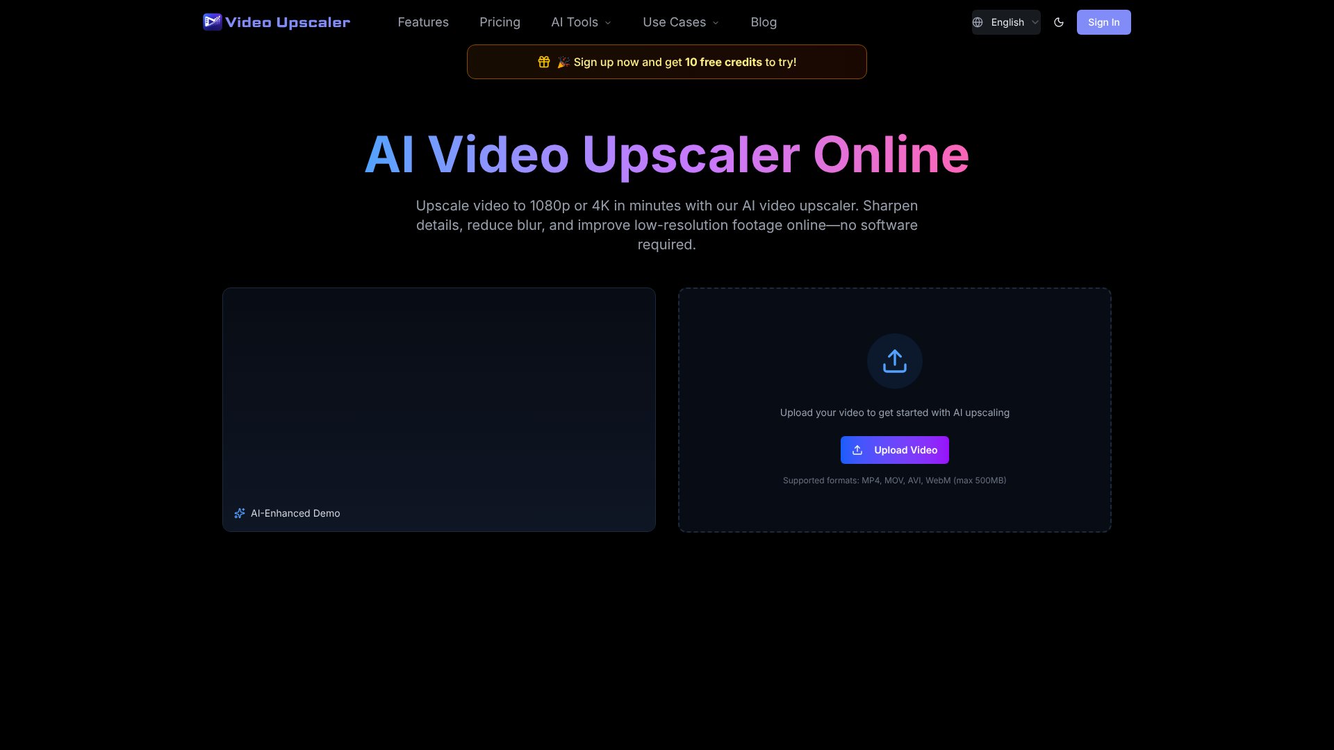Video Upscaler screenshot