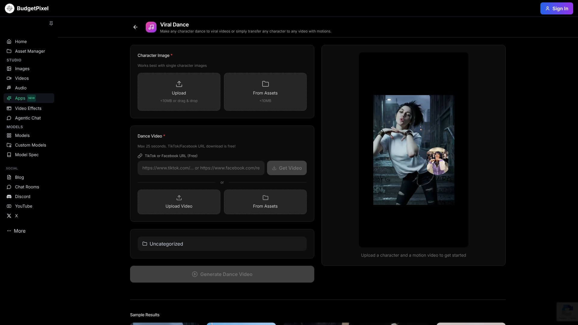 Viral Dance App screenshot