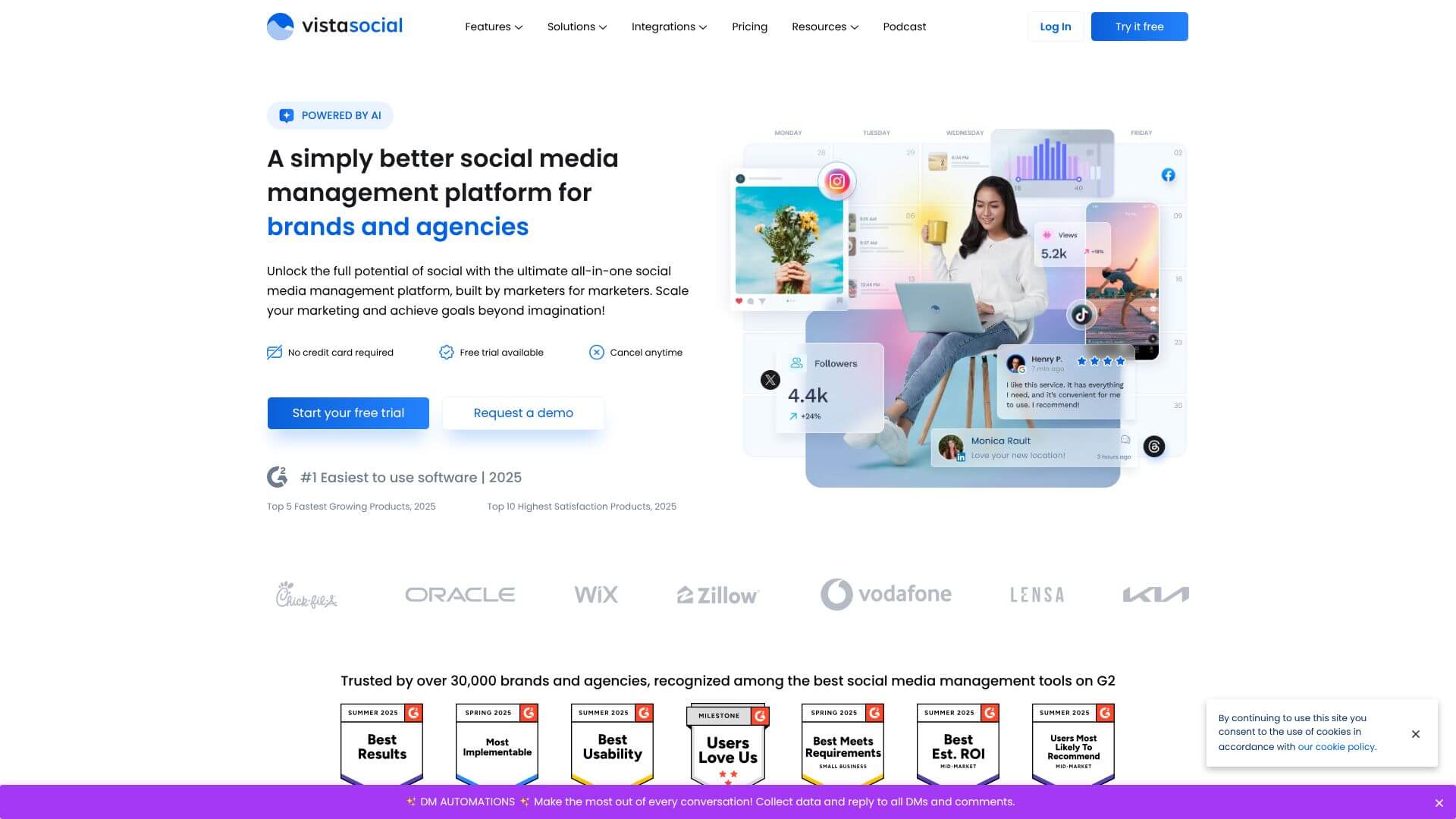 Vista Social screenshot