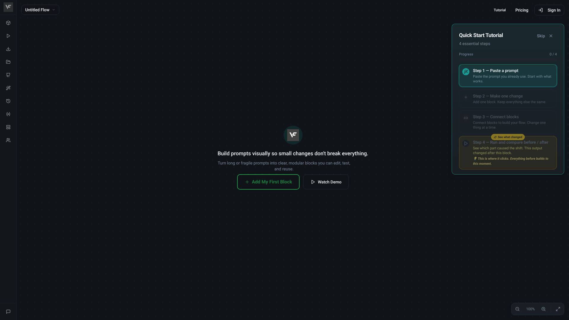 VisualFlow screenshot