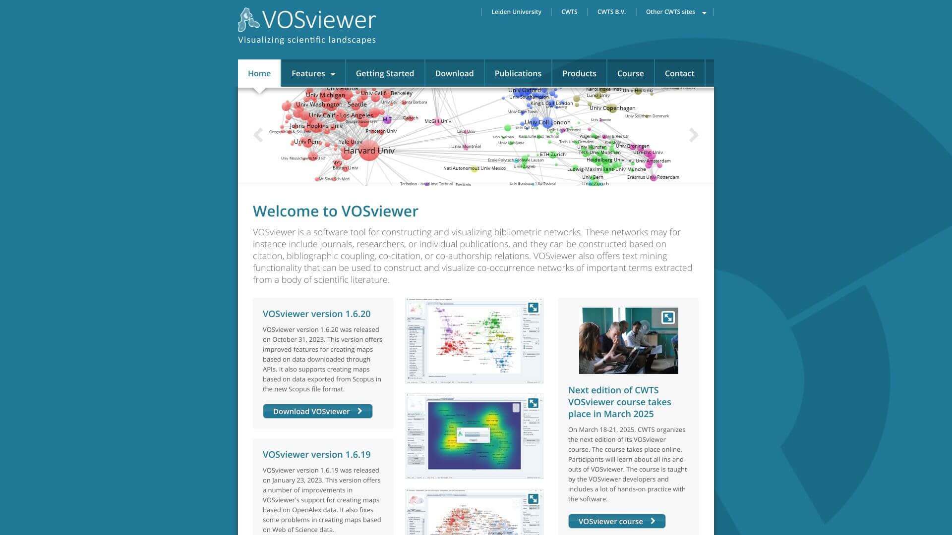 VOSviewer screenshot