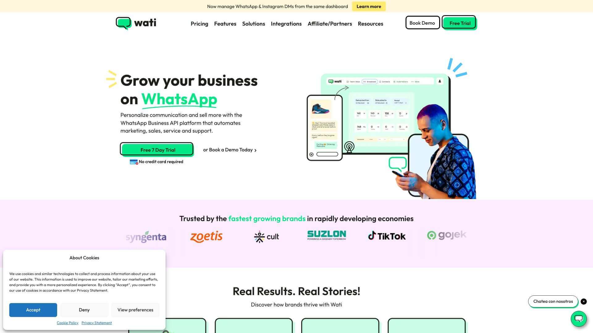 Wati screenshot