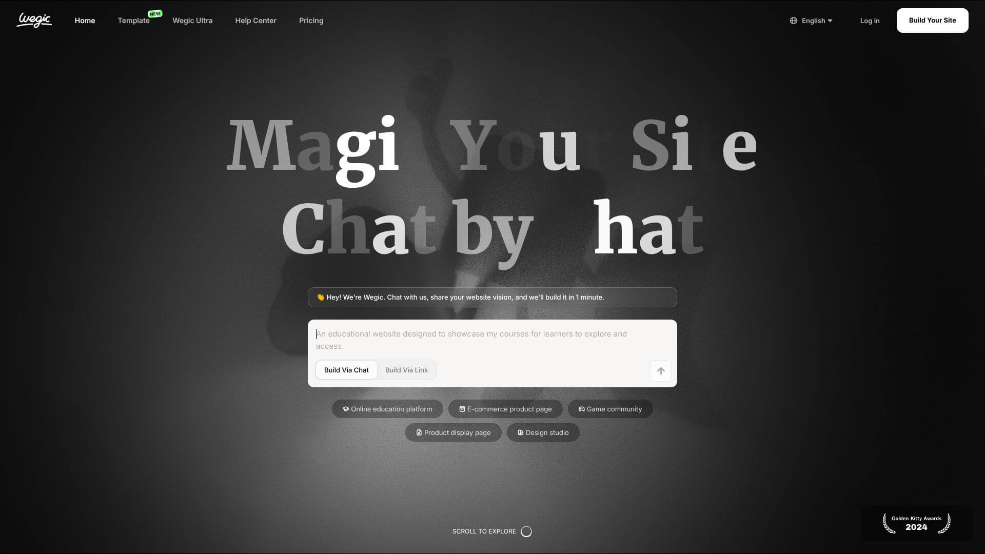 Wegic screenshot