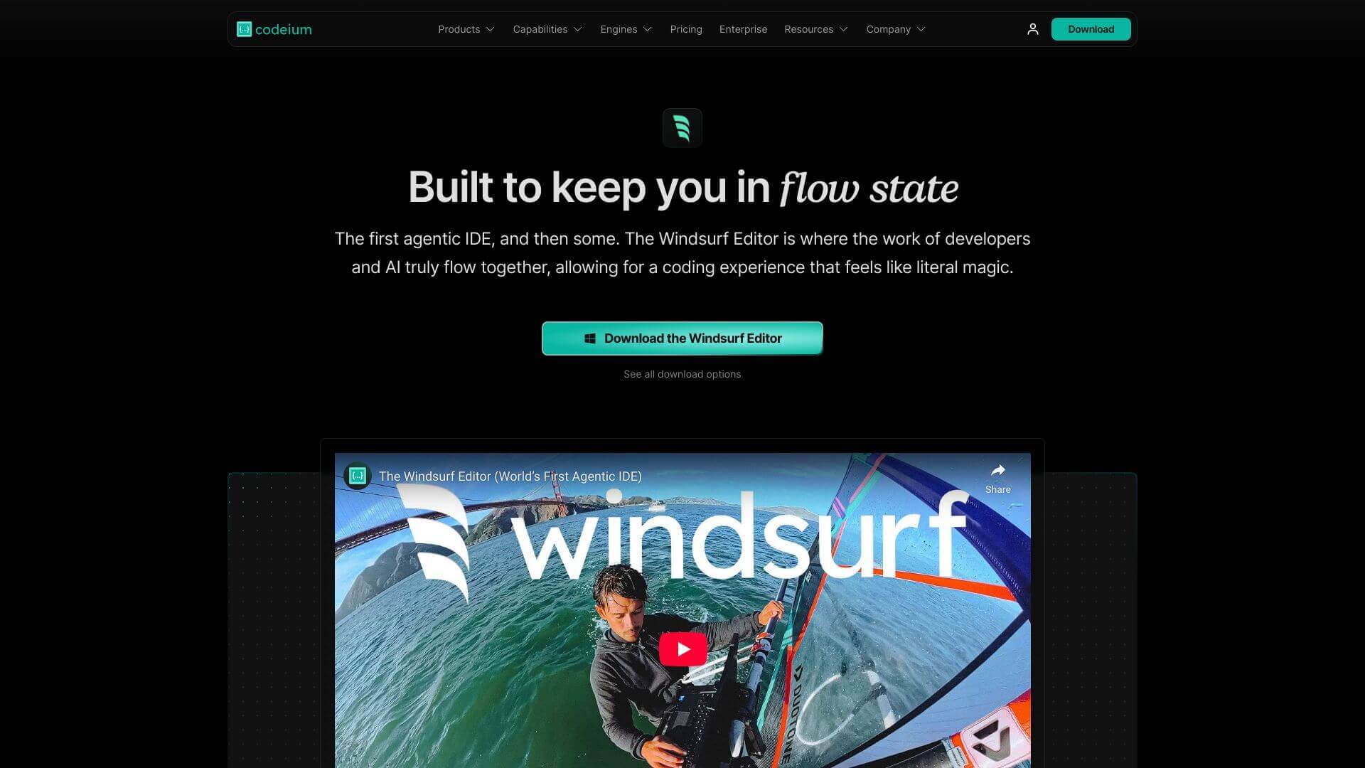 Windsurf Editor screenshot