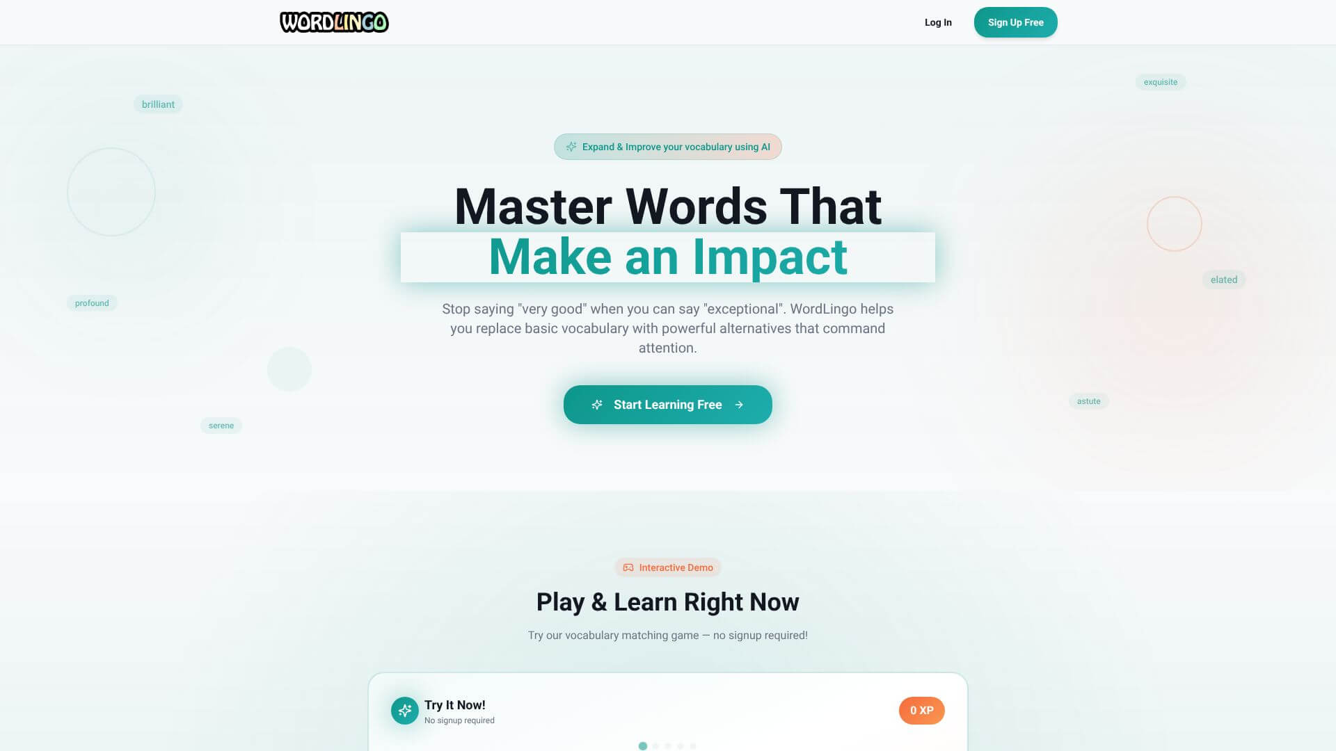WordLingo screenshot