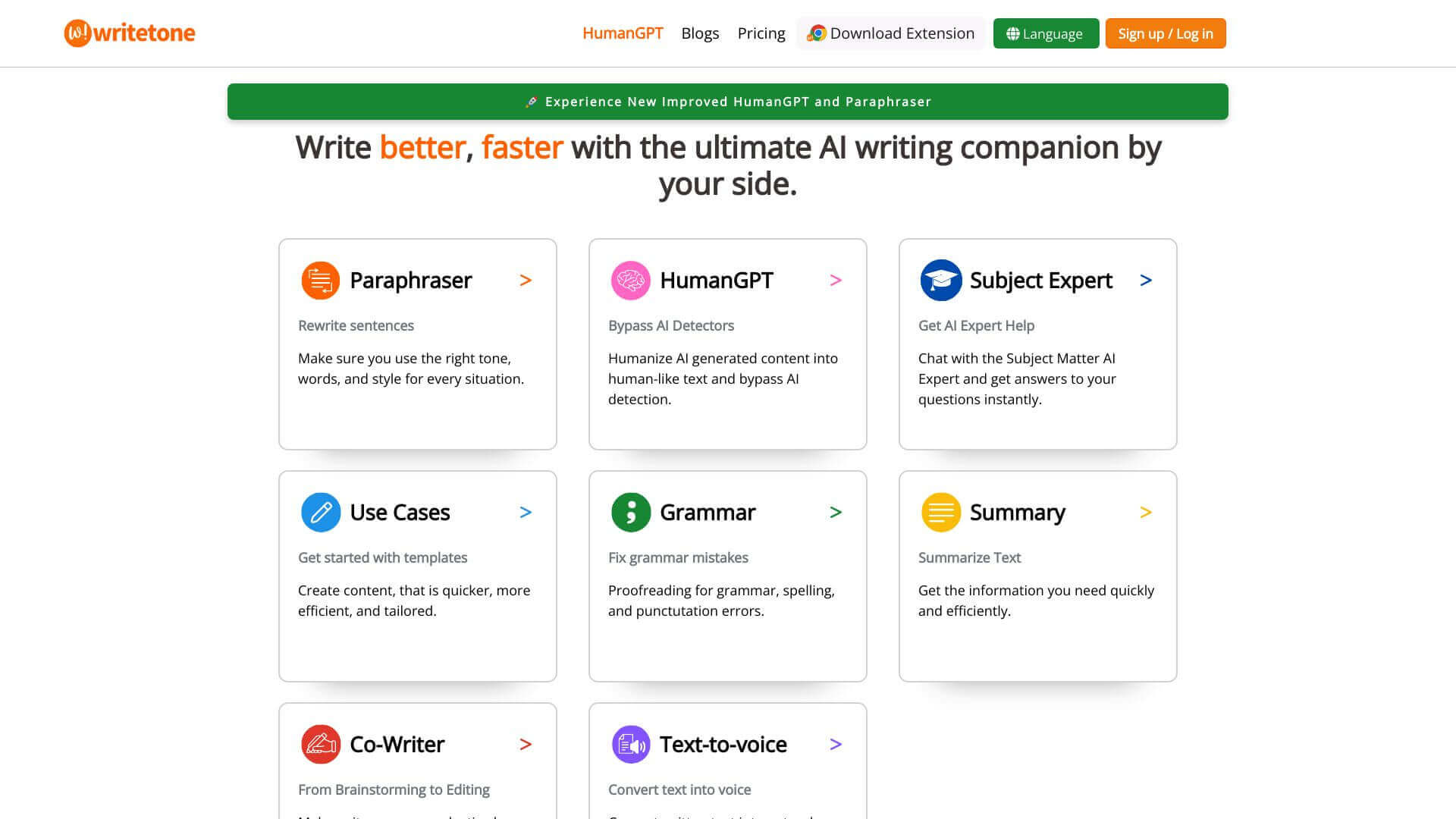 Write Tone screenshot