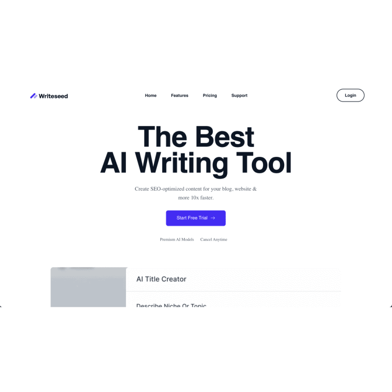 Writeseed screenshot